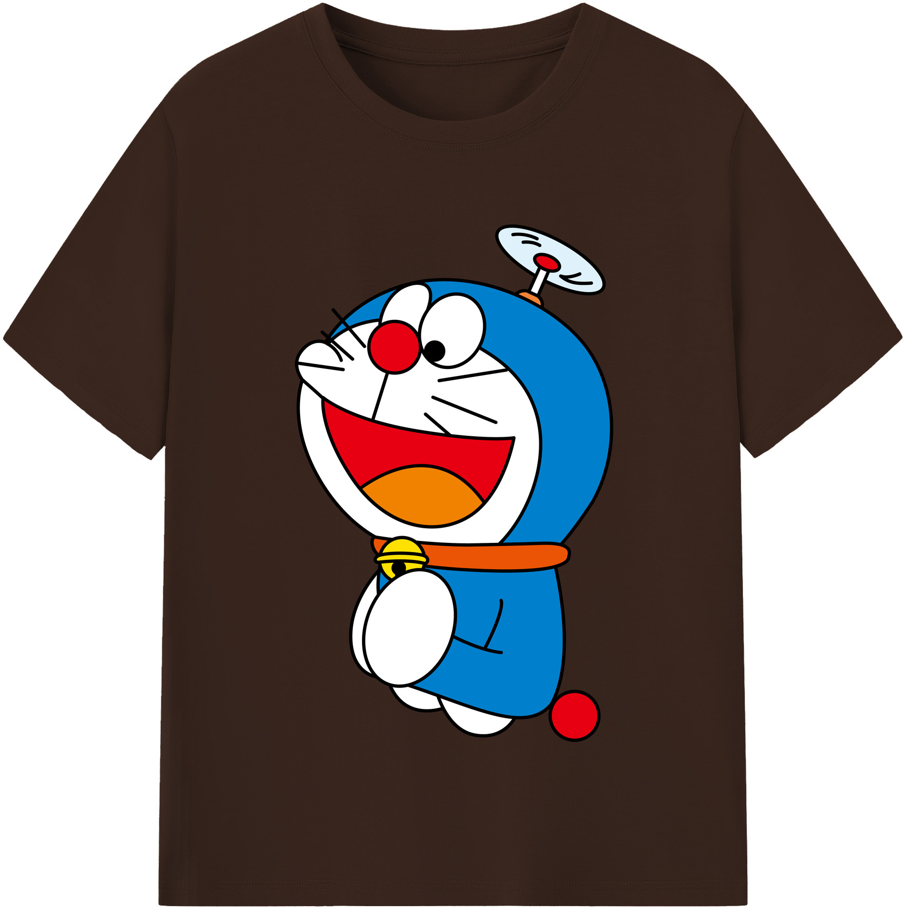 （画像用） ドラえもん Doraemon 綿100％半袖Tシャツ（フロントプリント）