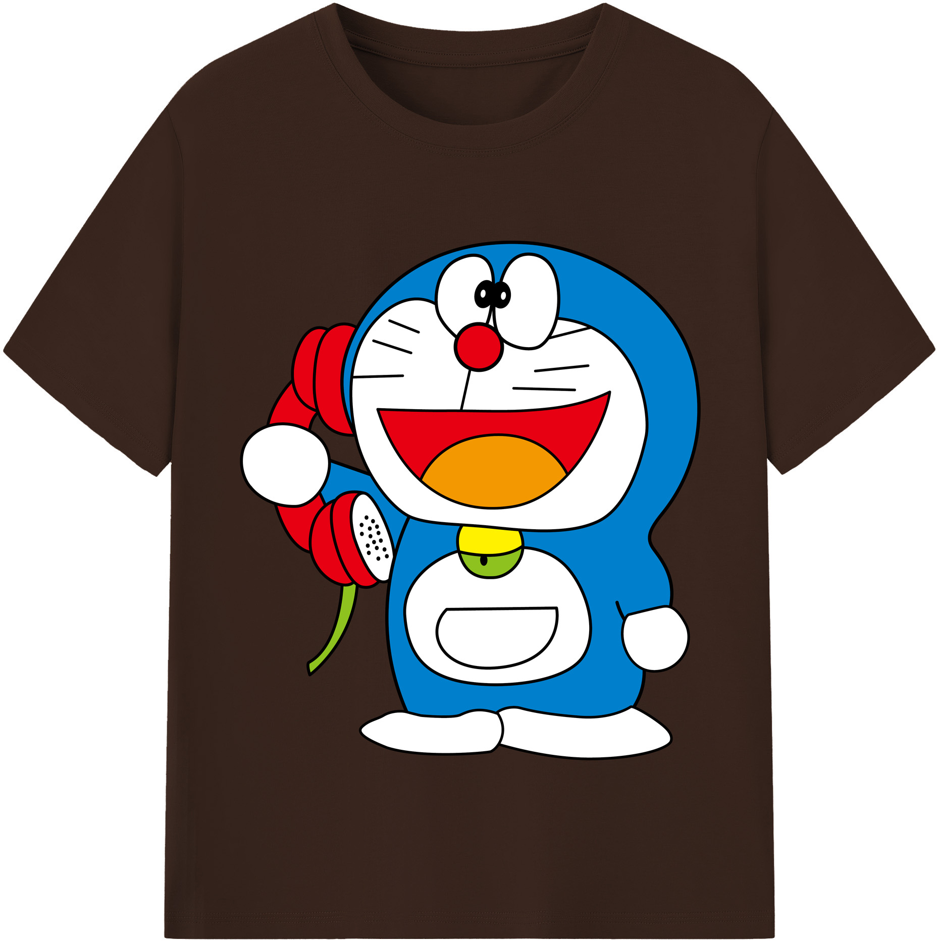 （画像用） ドラえもん Doraemon 綿100％半袖Tシャツ（フロントプリント）