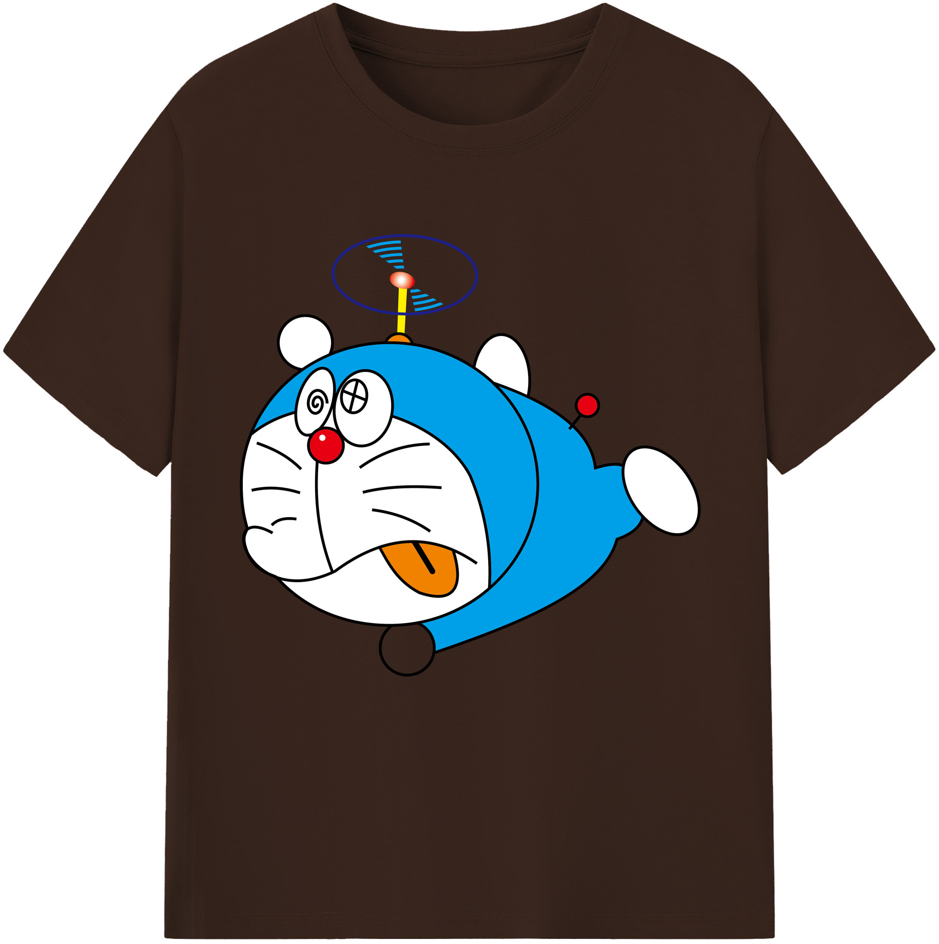 （画像用） ドラえもん Doraemon 綿100％半袖Tシャツ（フロントプリント）