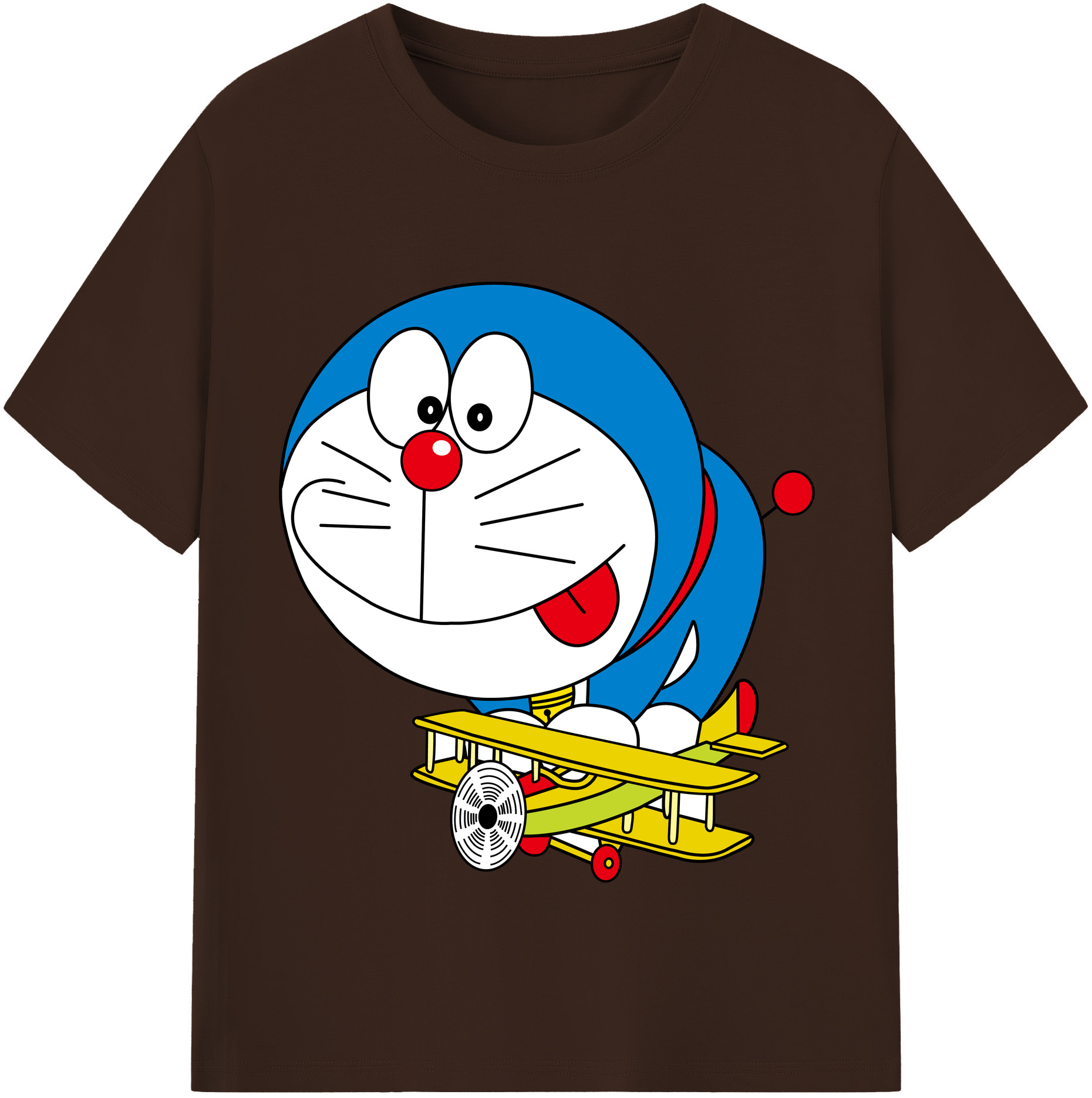 （画像用） ドラえもん Doraemon 綿100％半袖Tシャツ（フロントプリント）