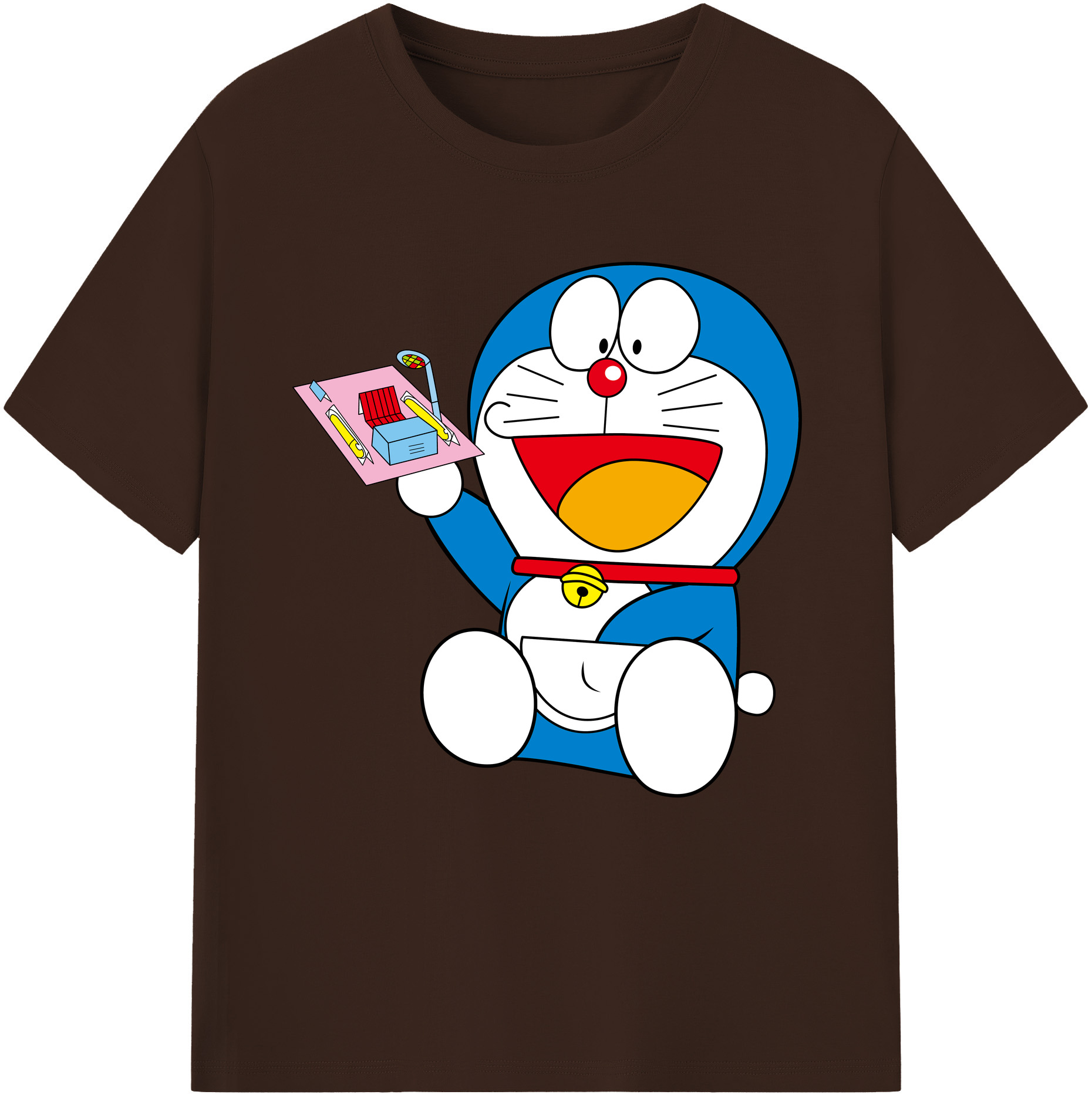 （画像用） ドラえもん Doraemon 綿100％半袖Tシャツ（フロントプリント）