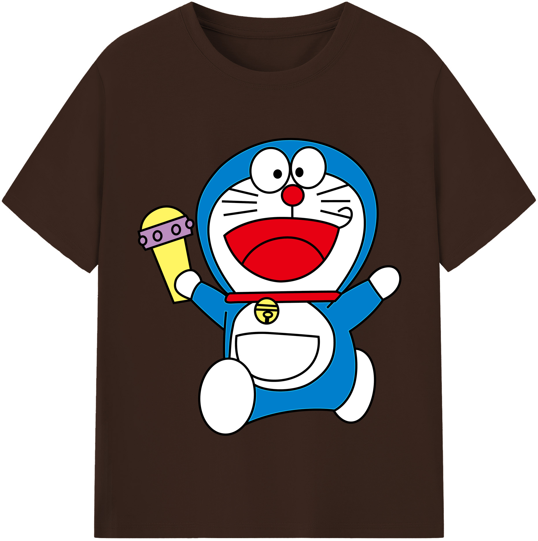 （画像用） ドラえもん Doraemon 綿100％半袖Tシャツ（フロントプリント）