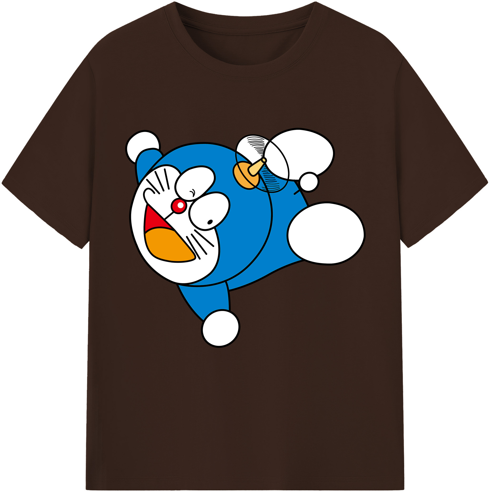 （画像用） ドラえもん Doraemon 綿100％半袖Tシャツ（フロントプリント）