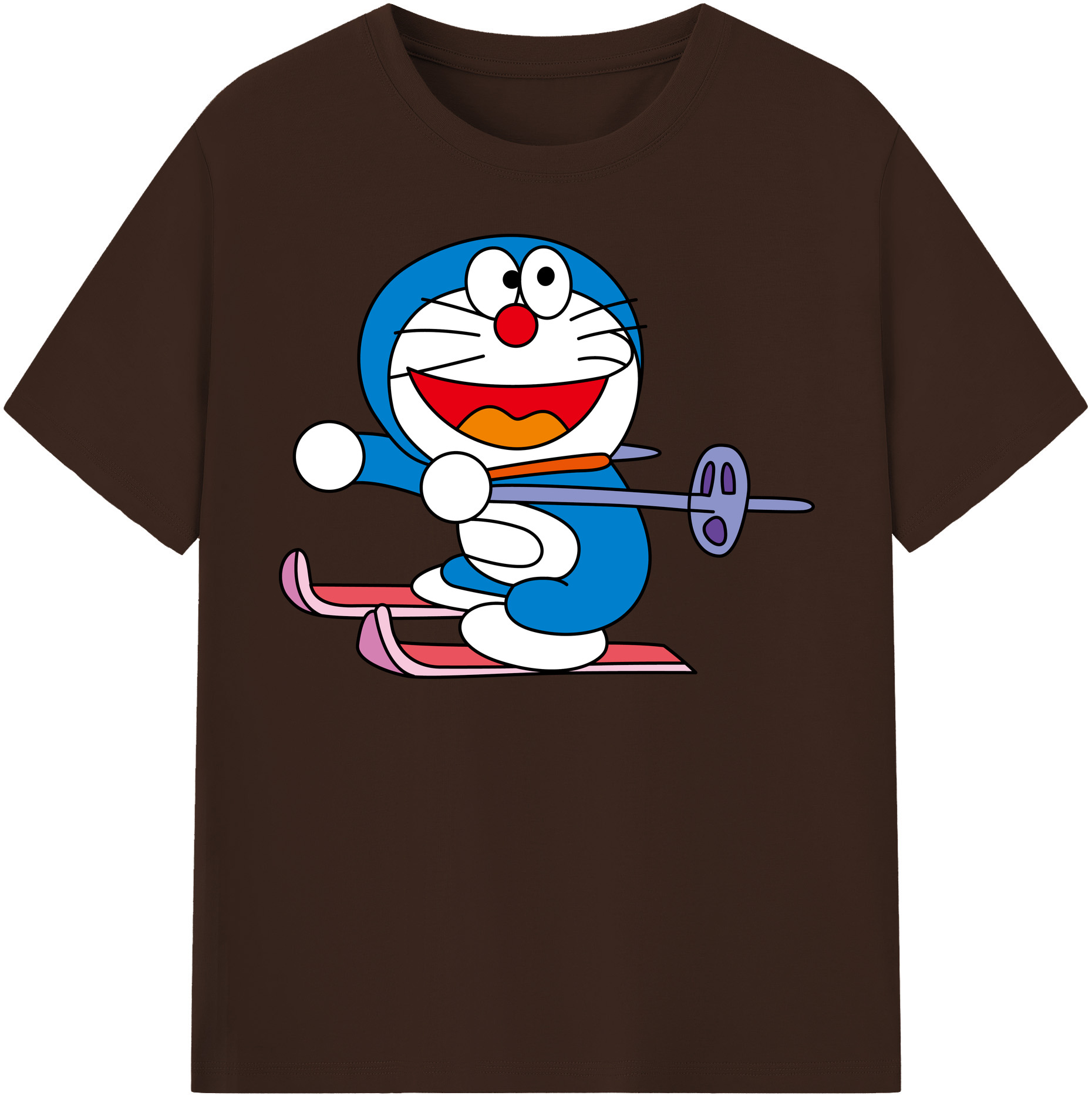 （画像用） ドラえもん Doraemon 綿100％半袖Tシャツ（フロントプリント）