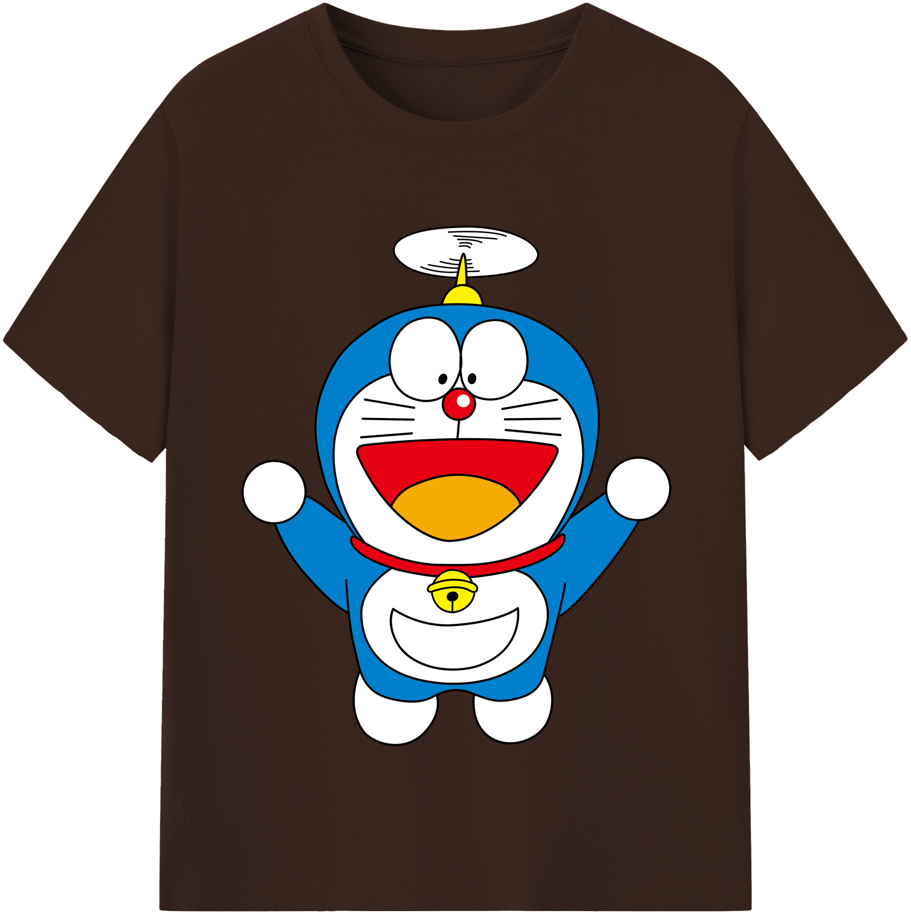 （画像用） ドラえもん Doraemon 綿100％半袖Tシャツ（フロントプリント）