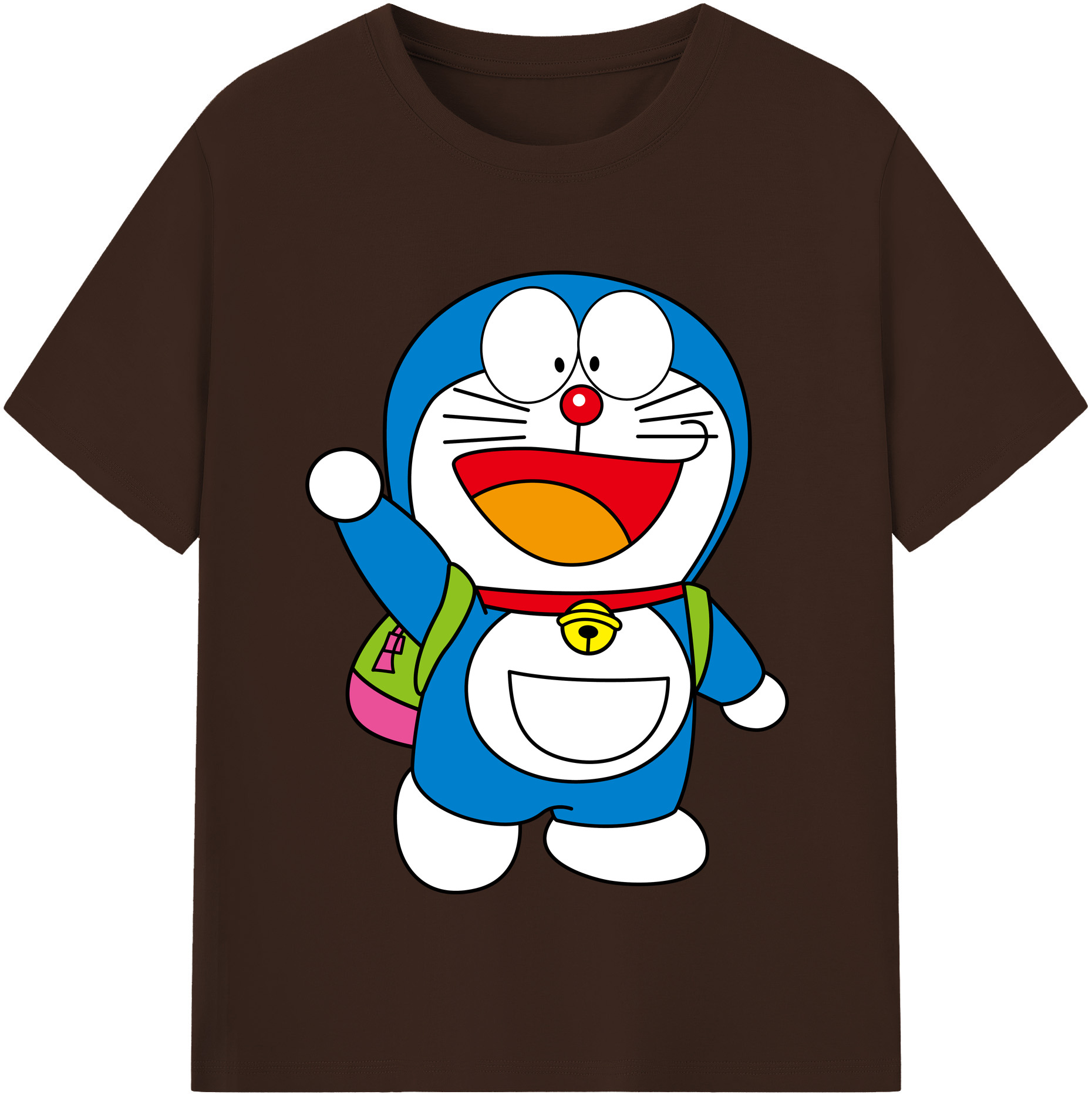 （画像用） ドラえもん Doraemon 綿100％半袖Tシャツ（フロントプリント）