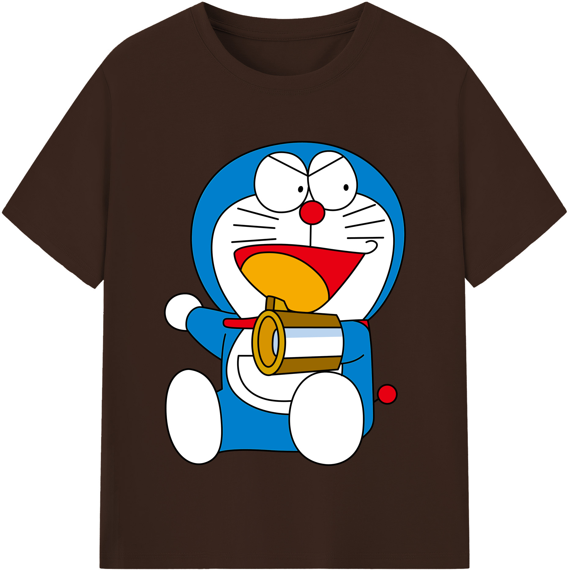 （画像用） ドラえもん Doraemon 綿100％半袖Tシャツ（フロントプリント）