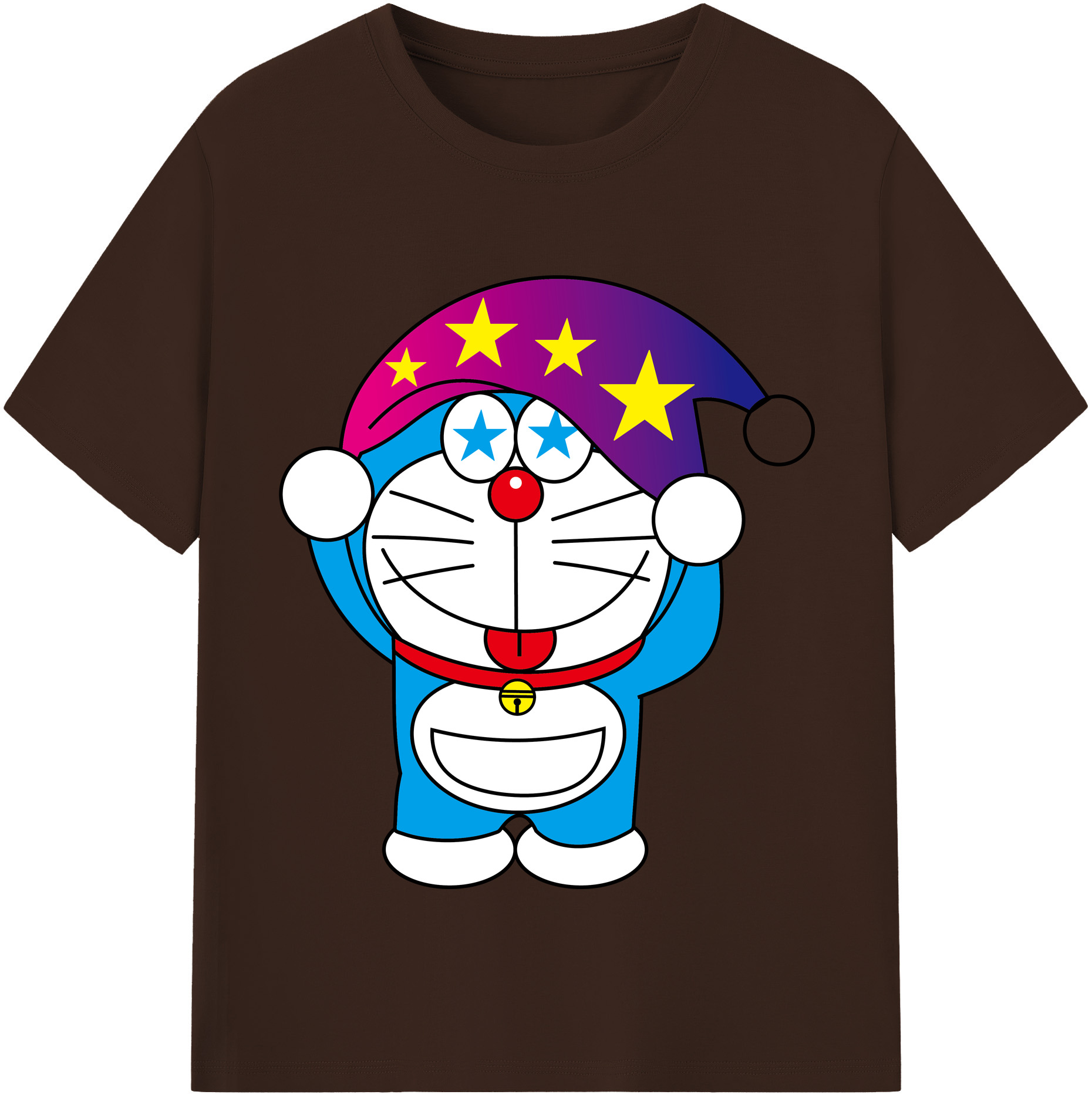 （画像用） ドラえもん Doraemon 綿100％半袖Tシャツ（フロントプリント）