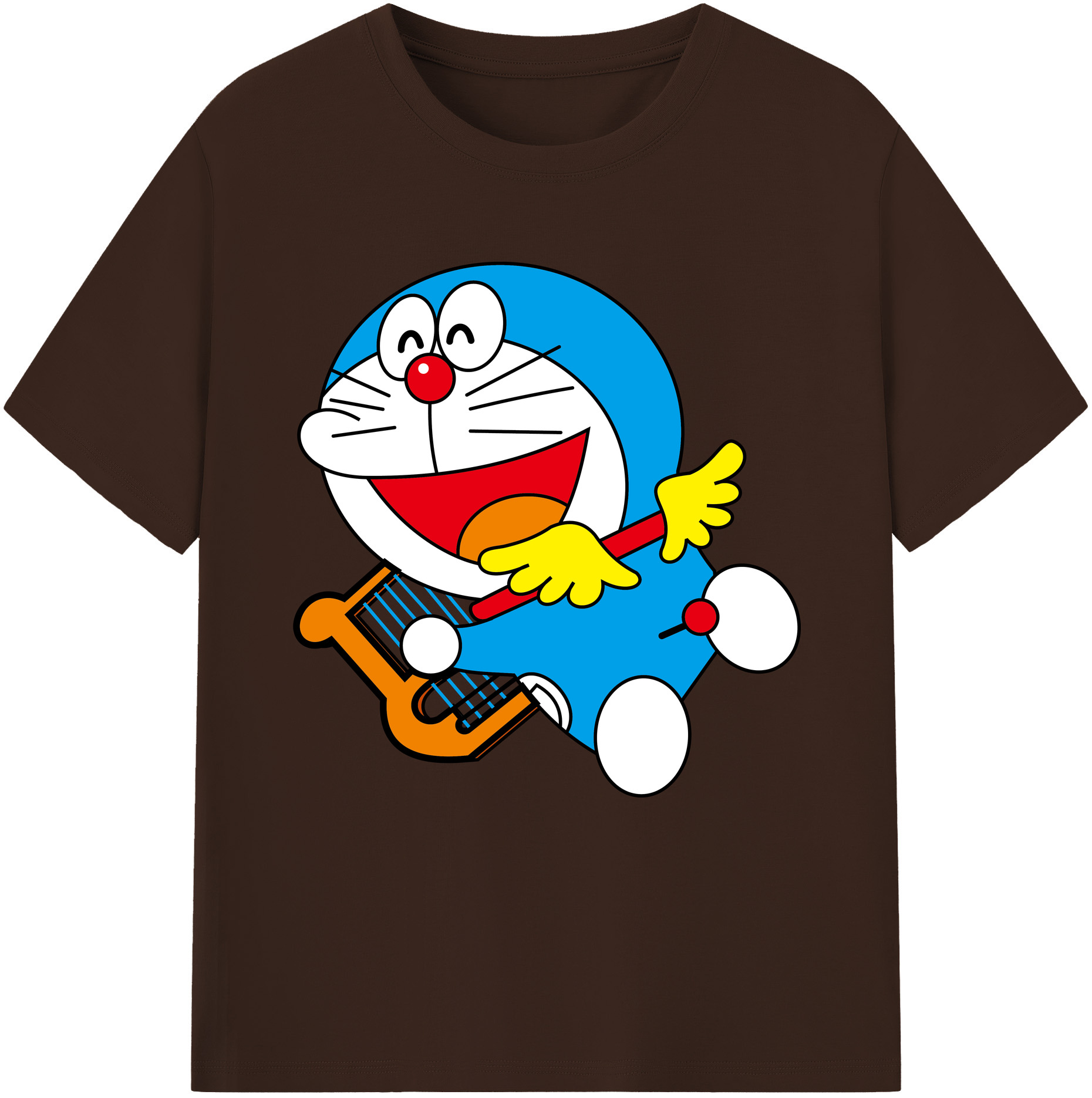 （画像用） ドラえもん Doraemon 綿100％半袖Tシャツ（フロントプリント）