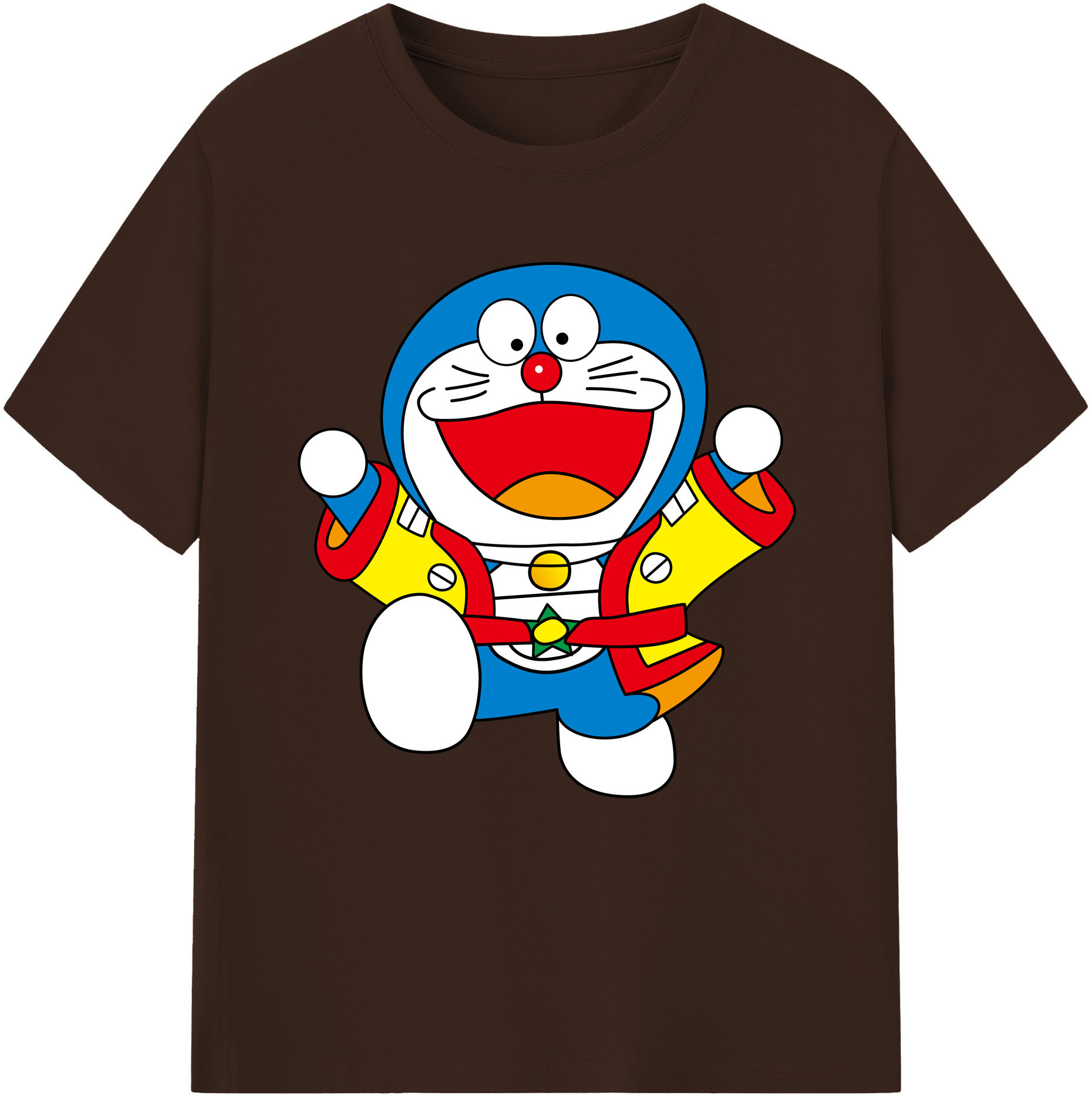 （画像用） ドラえもん Doraemon 綿100％半袖Tシャツ（フロントプリント）