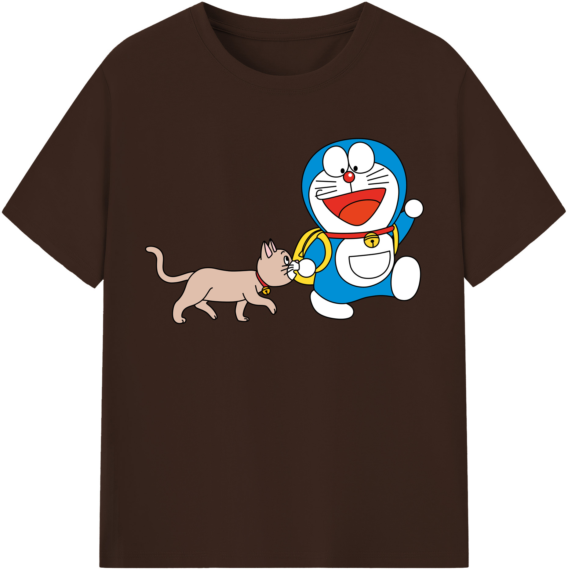 （画像用） ドラえもん Doraemon 綿100％半袖Tシャツ（フロントプリント）