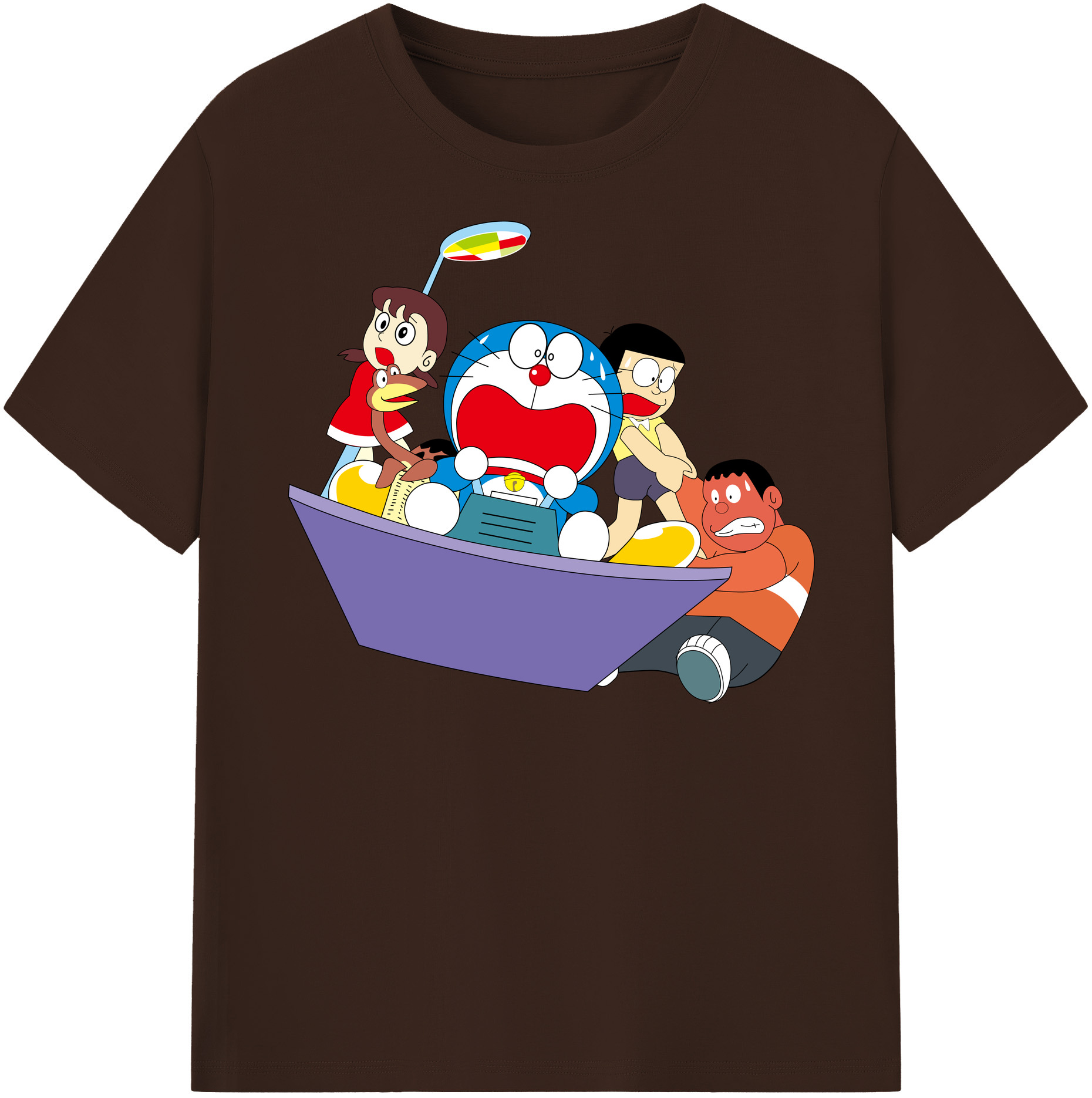 （画像用） ドラえもん Doraemon 綿100％半袖Tシャツ（フロントプリント）