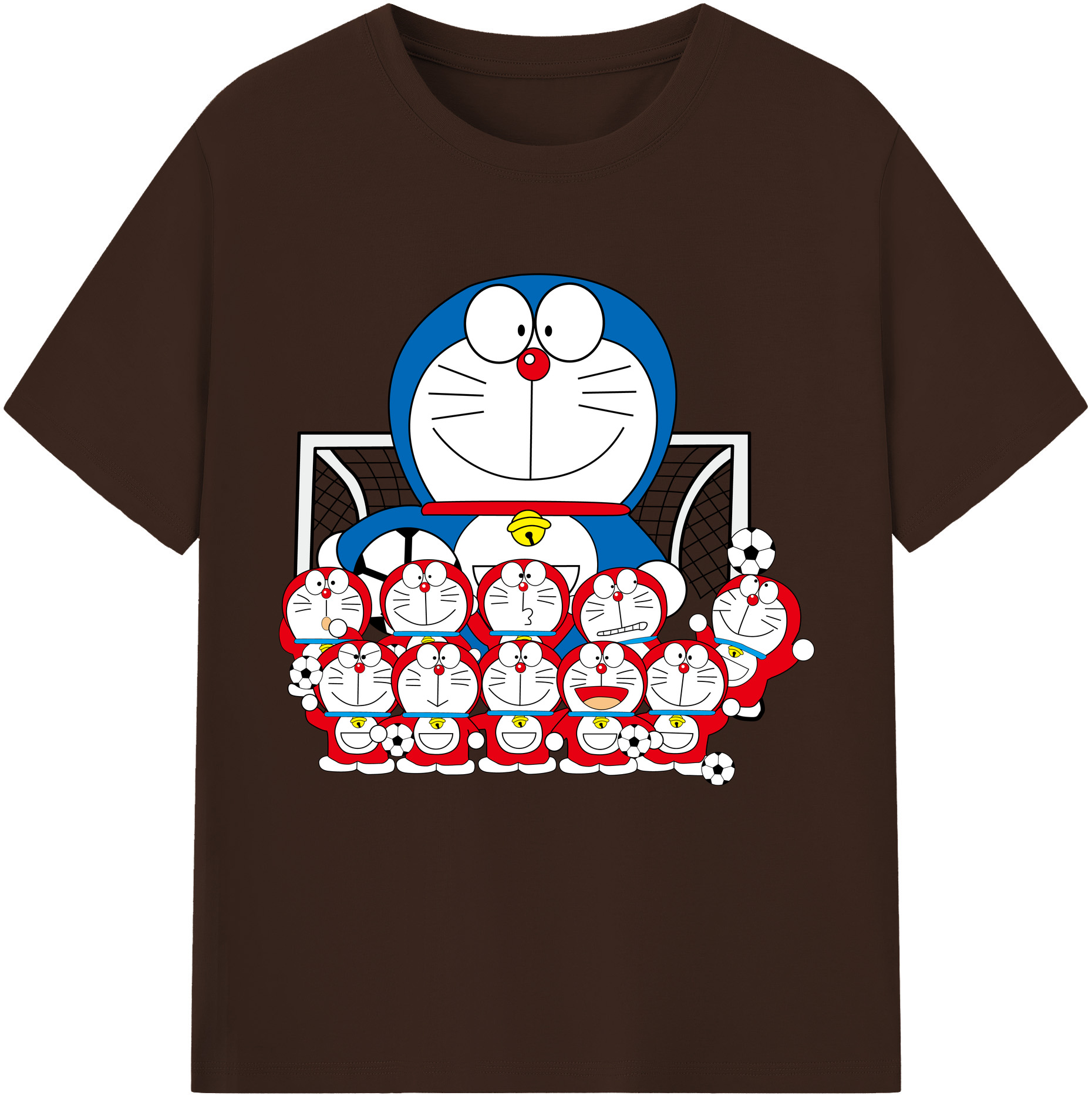 （画像用） ドラえもん Doraemon 綿100％半袖Tシャツ（フロントプリント）