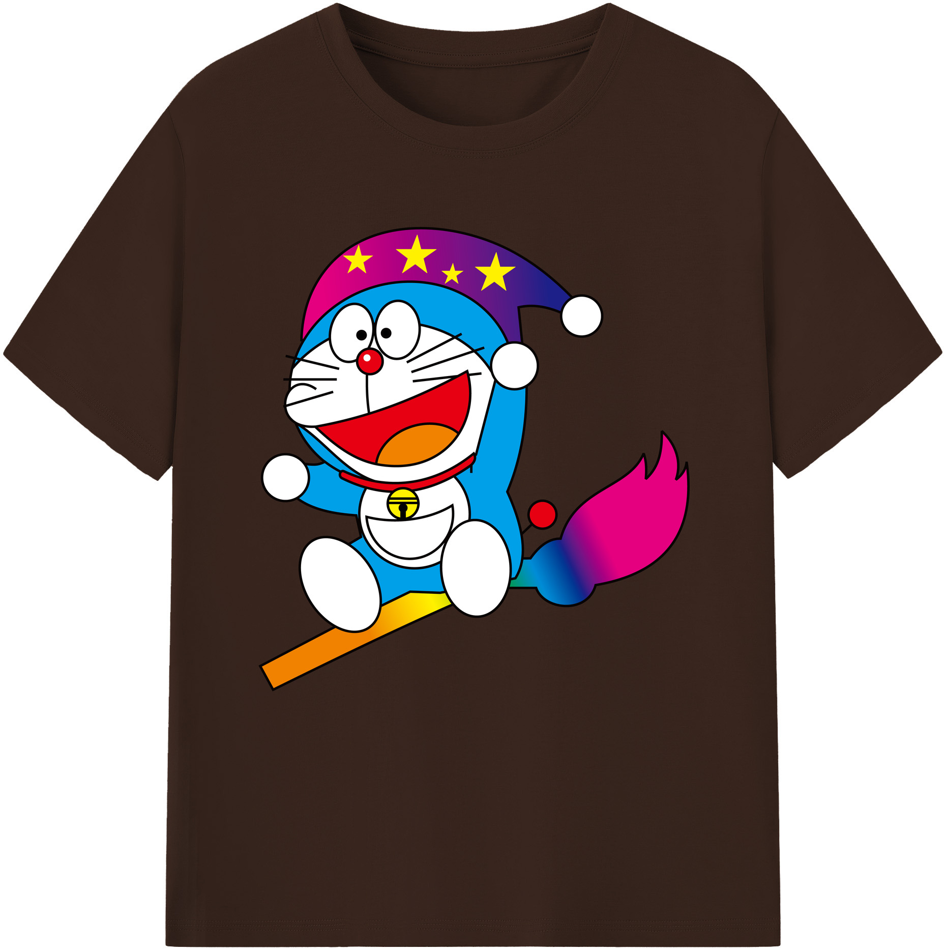 （画像用） ドラえもん Doraemon 綿100％半袖Tシャツ（フロントプリント）