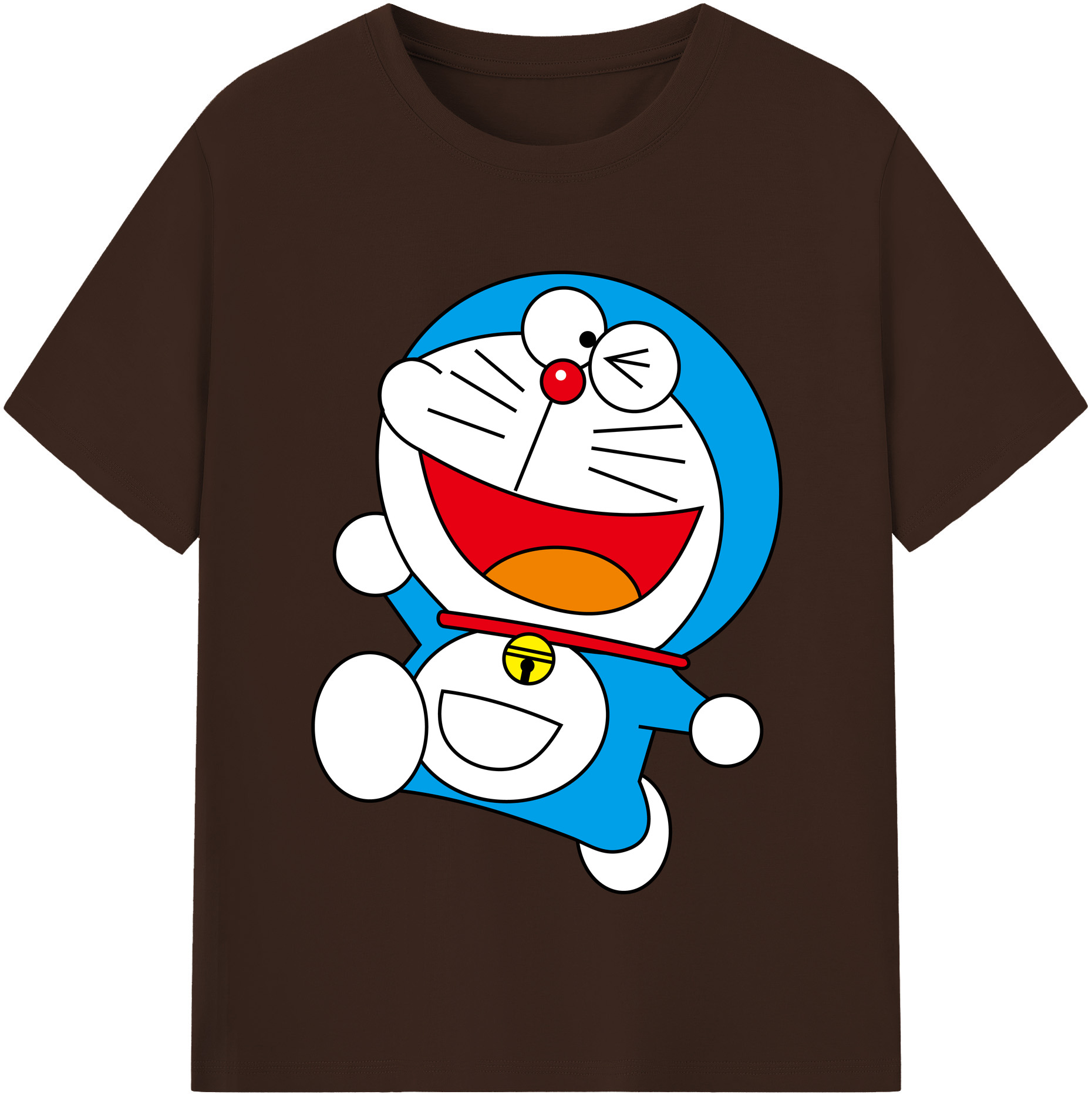 （画像用） ドラえもん Doraemon 綿100％半袖Tシャツ（フロントプリント）