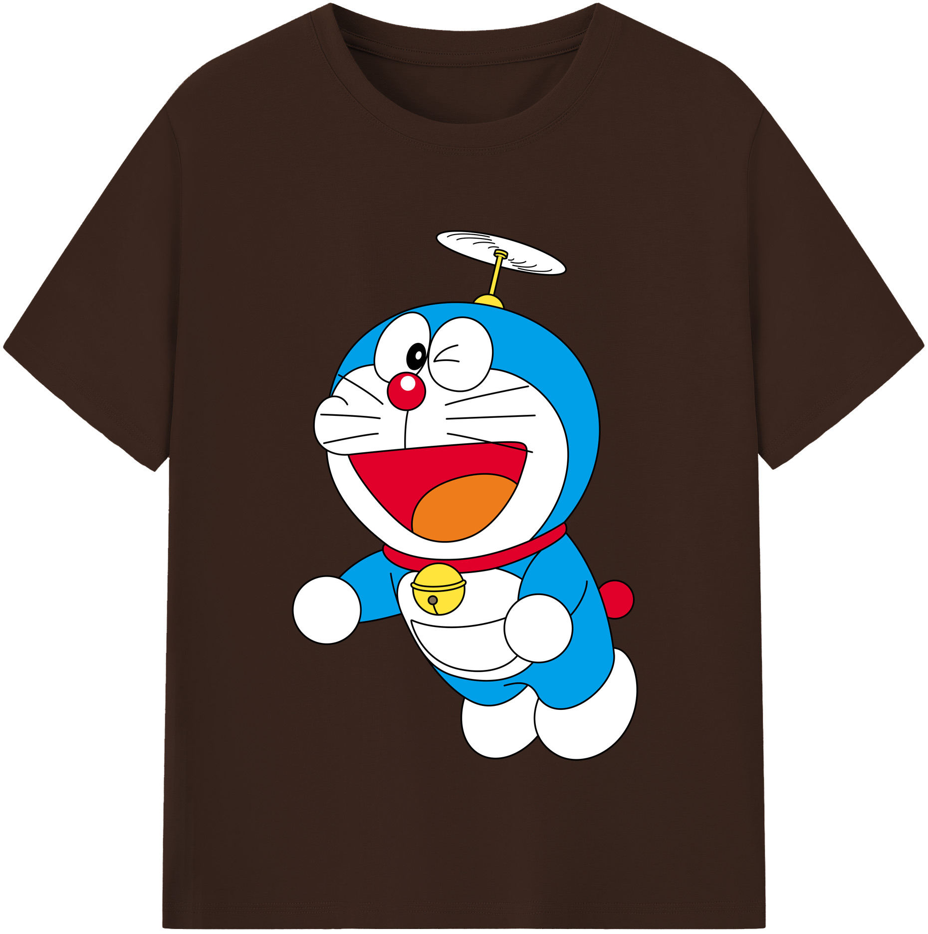 （画像用） ドラえもん Doraemon 綿100％半袖Tシャツ（フロントプリント）