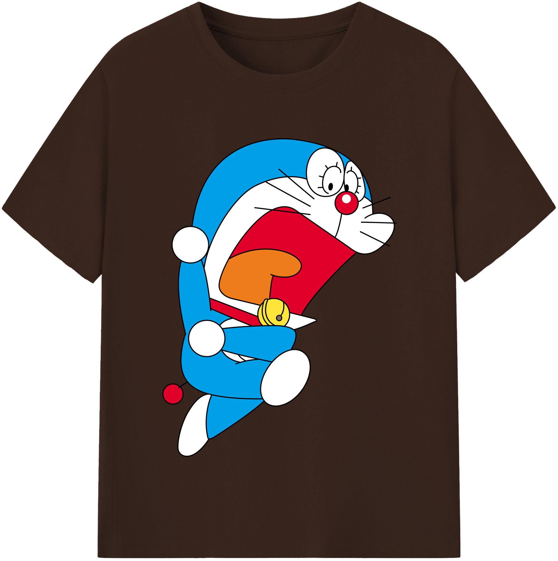 （画像用） ドラえもん Doraemon 綿100％半袖Tシャツ（フロントプリント）