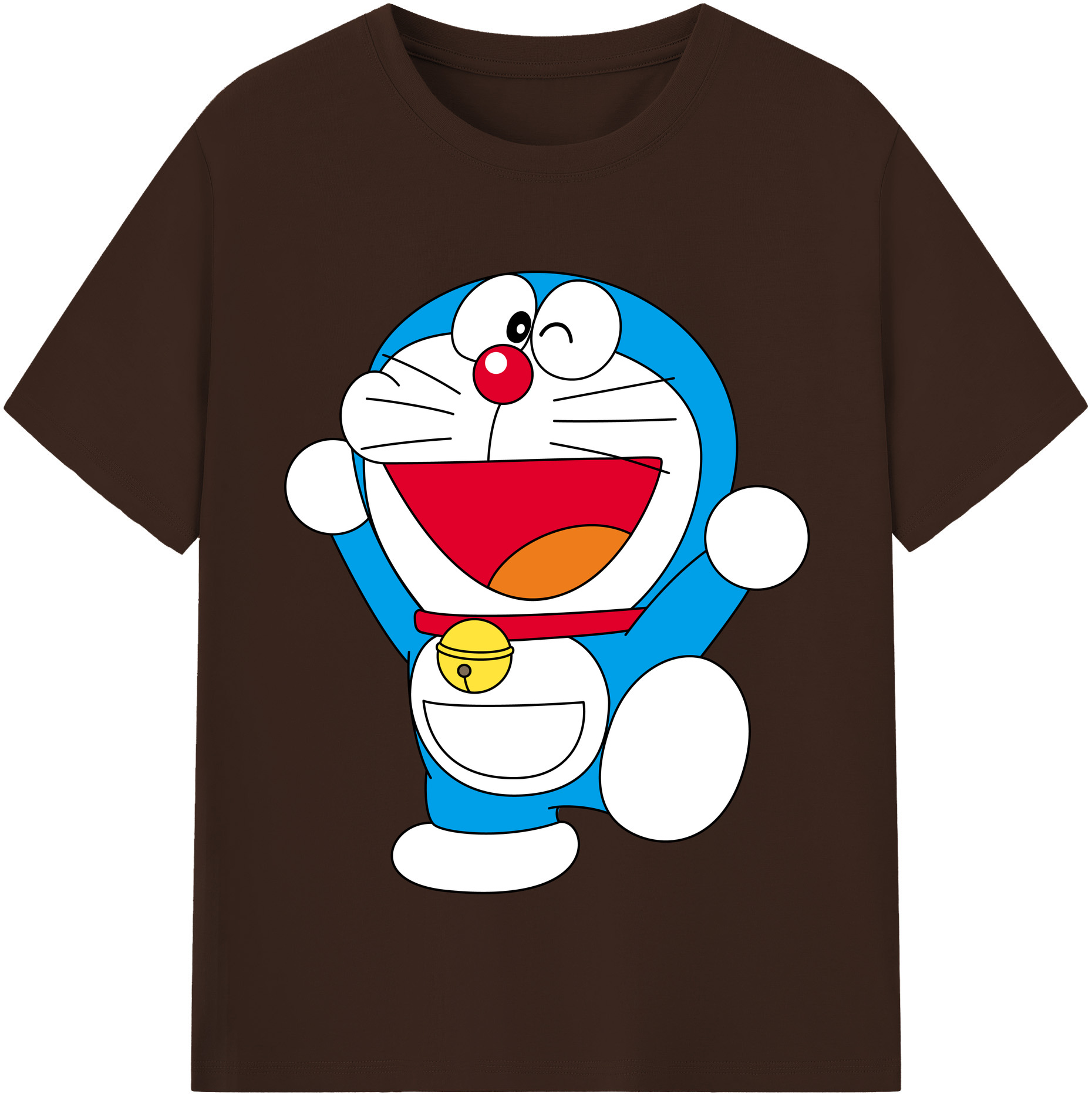 （画像用） ドラえもん Doraemon 綿100％半袖Tシャツ（フロントプリント）