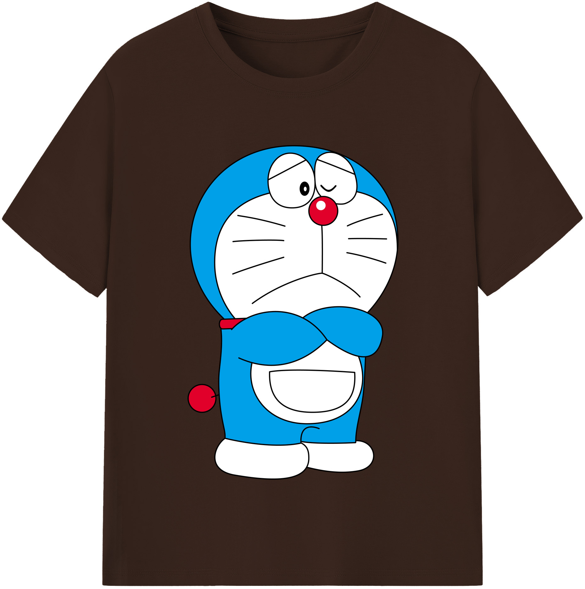 （画像用） ドラえもん Doraemon 綿100％半袖Tシャツ（フロントプリント）