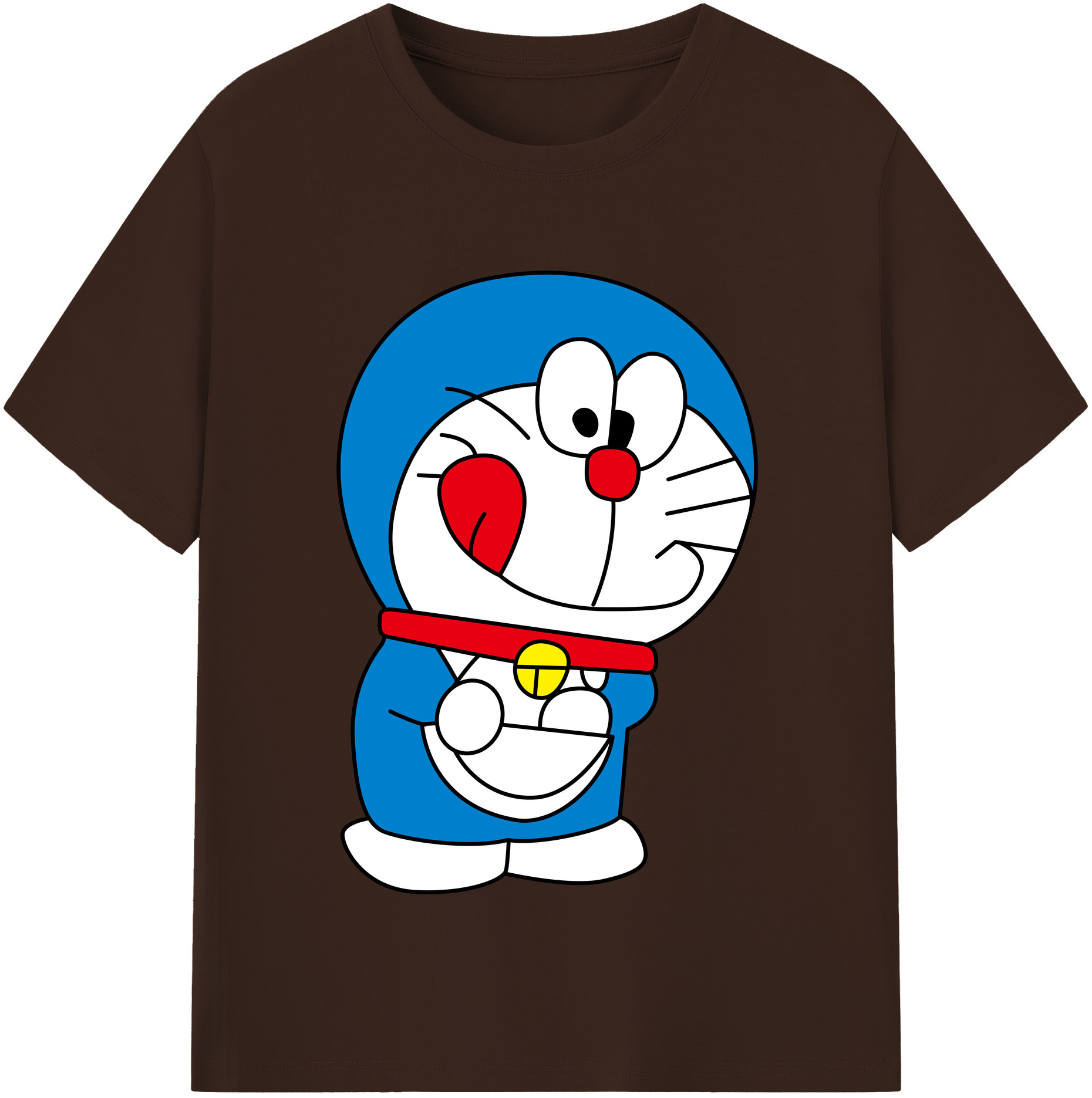（画像用） ドラえもん Doraemon 綿100％半袖Tシャツ（フロントプリント）