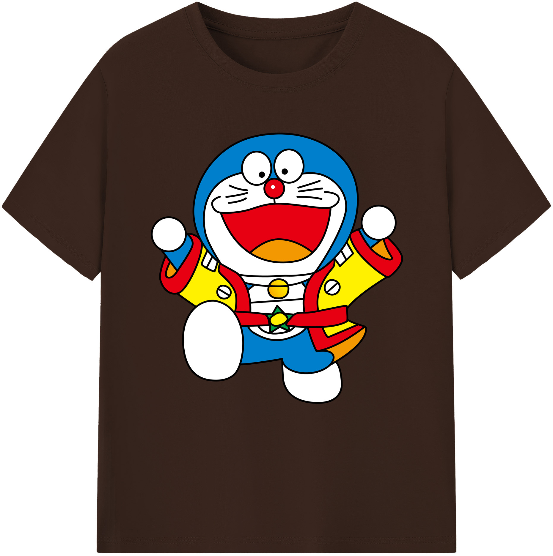 （画像用） ドラえもん Doraemon 綿100％半袖Tシャツ（フロントプリント）