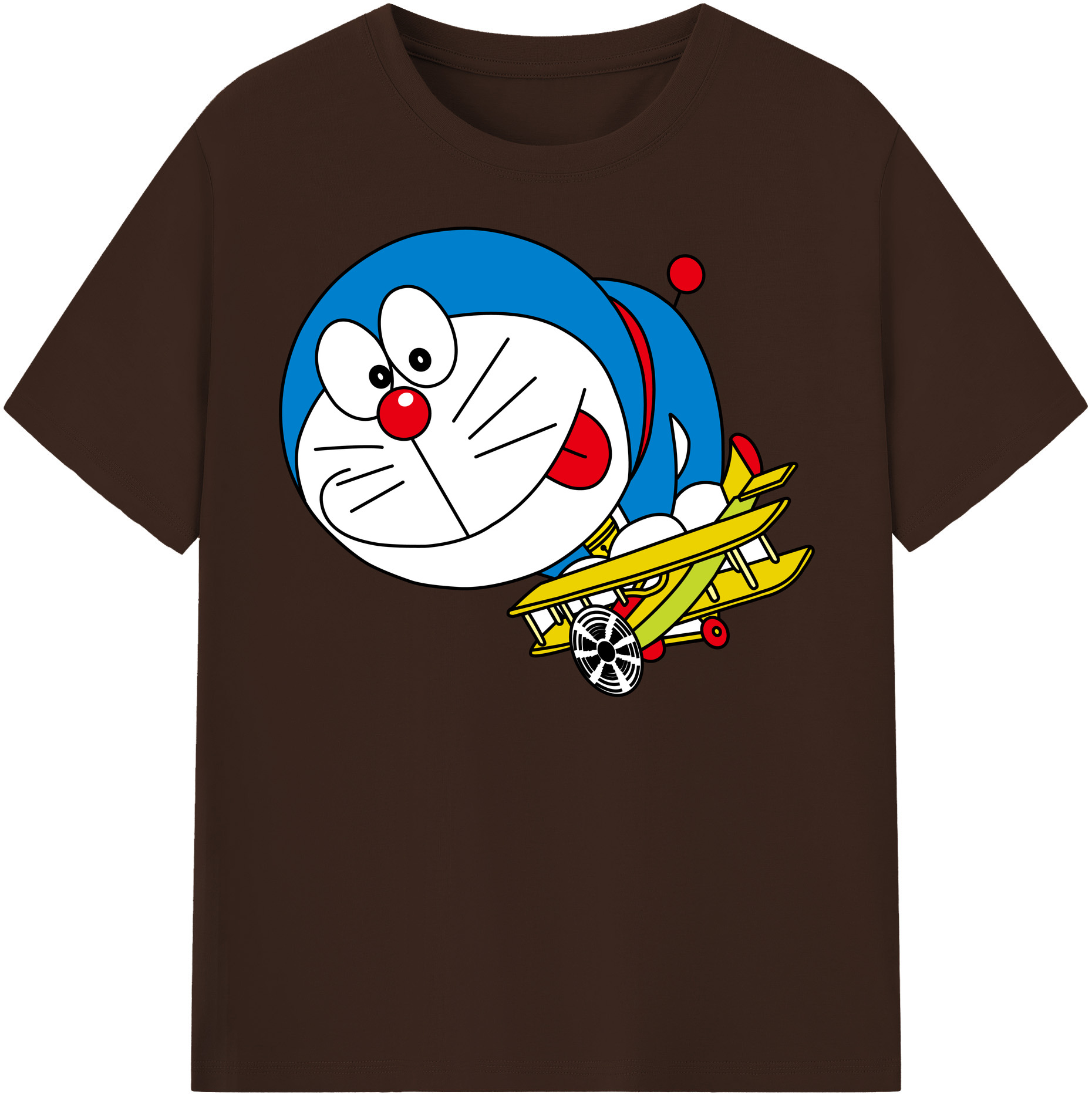 （画像用） ドラえもん Doraemon 綿100％半袖Tシャツ（フロントプリント）