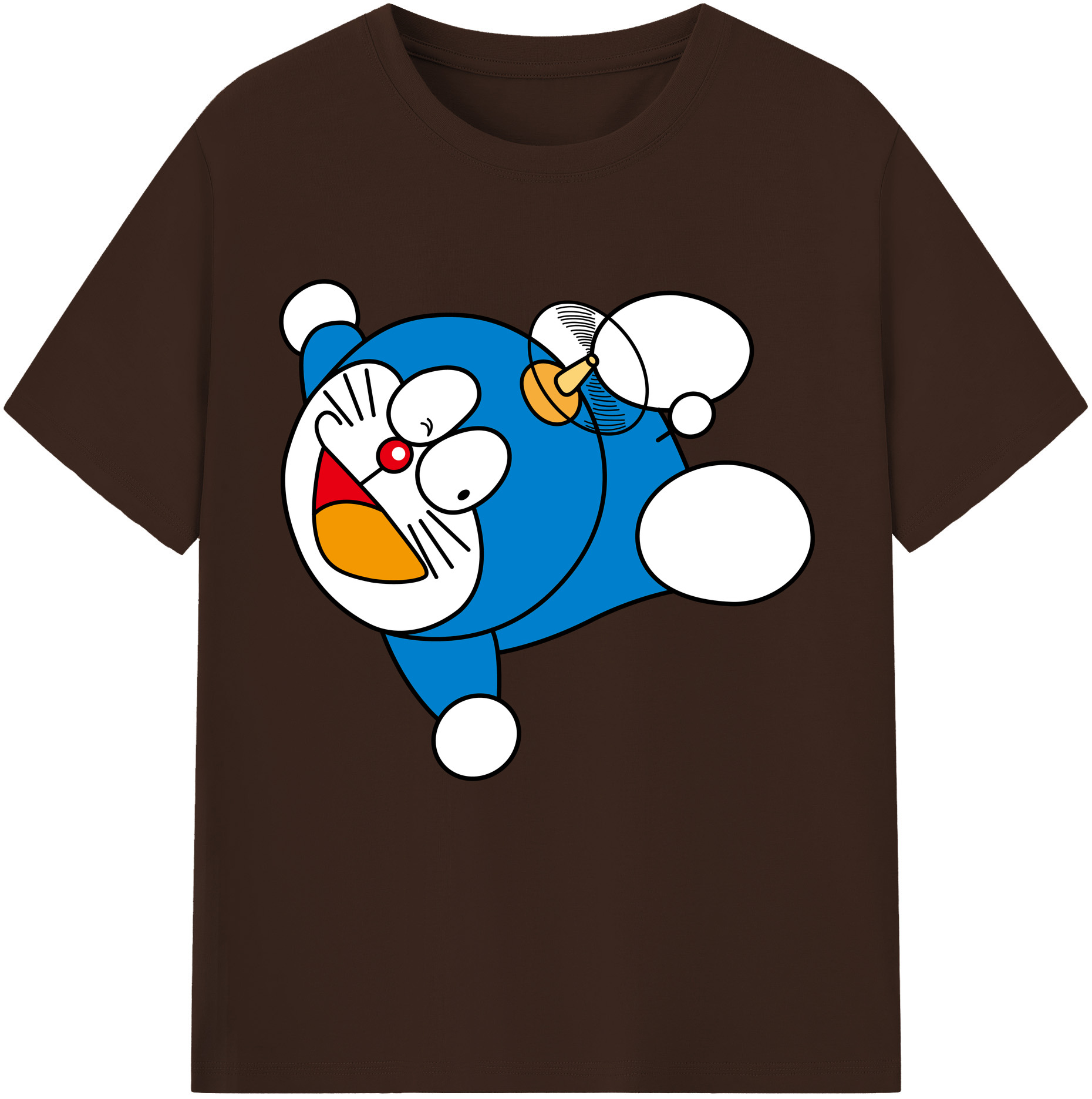 （画像用） ドラえもん Doraemon 綿100％半袖Tシャツ（フロントプリント）