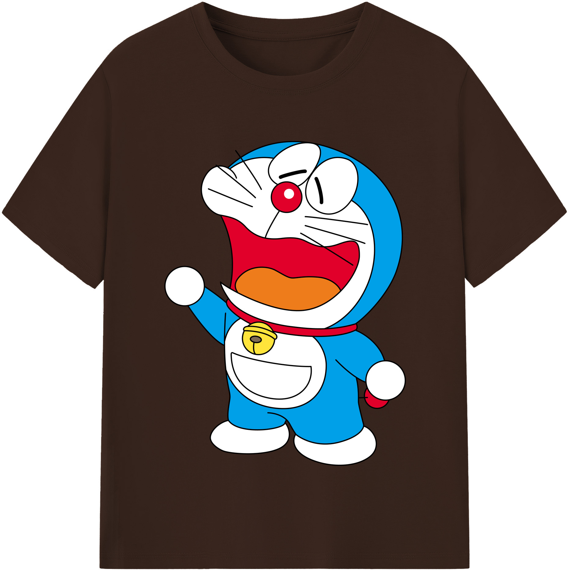 （画像用） ドラえもん Doraemon 綿100％半袖Tシャツ（フロントプリント）
