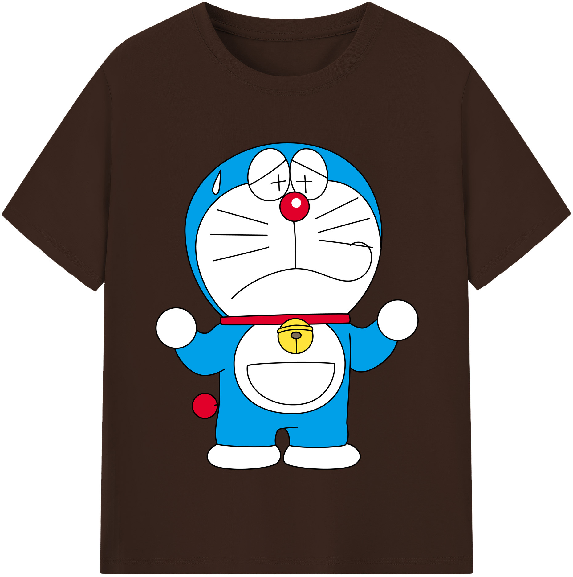 （画像用） ドラえもん Doraemon 綿100％半袖Tシャツ（フロントプリント）