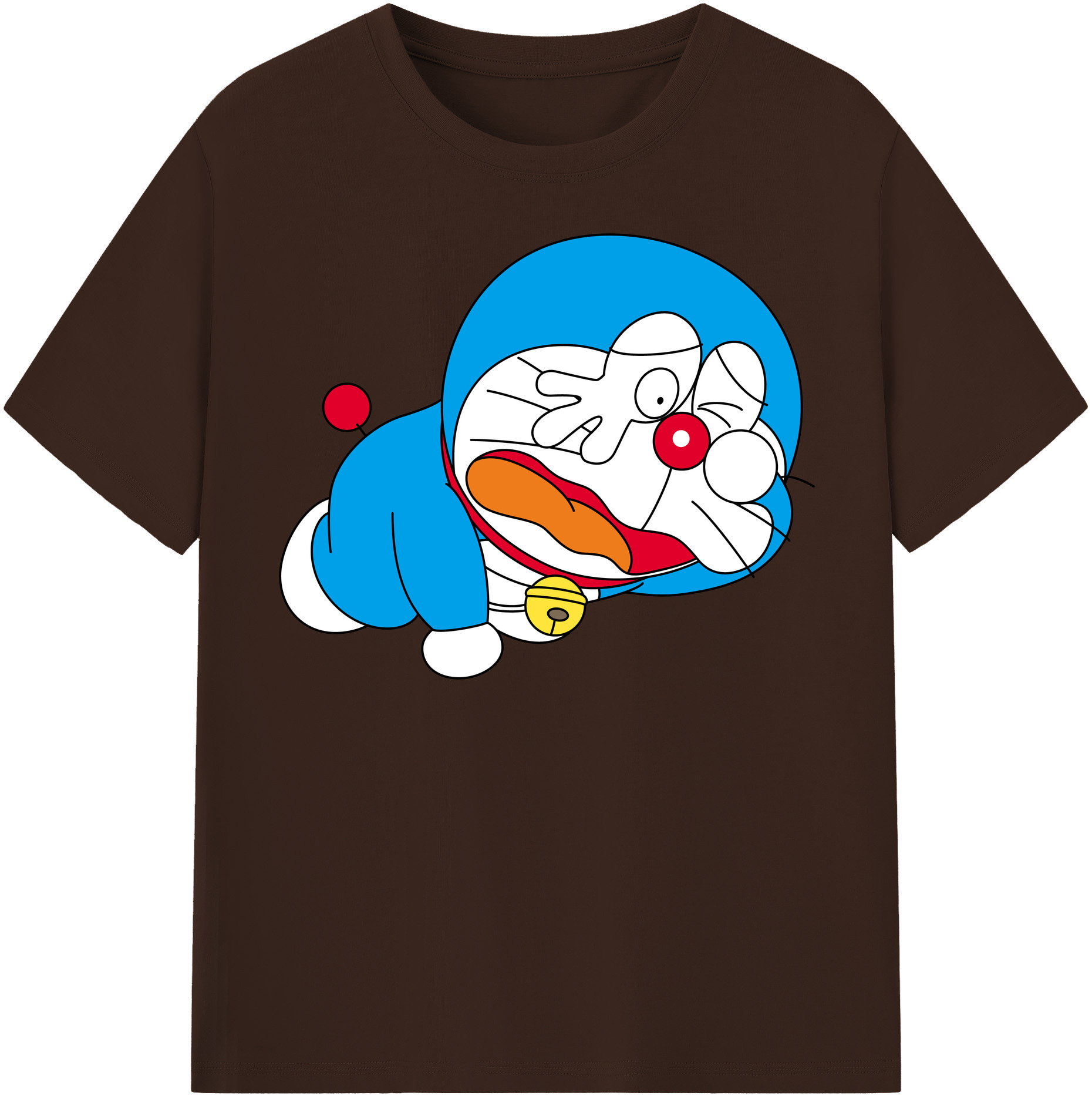 （画像用） ドラえもん Doraemon 綿100％半袖Tシャツ（フロントプリント）