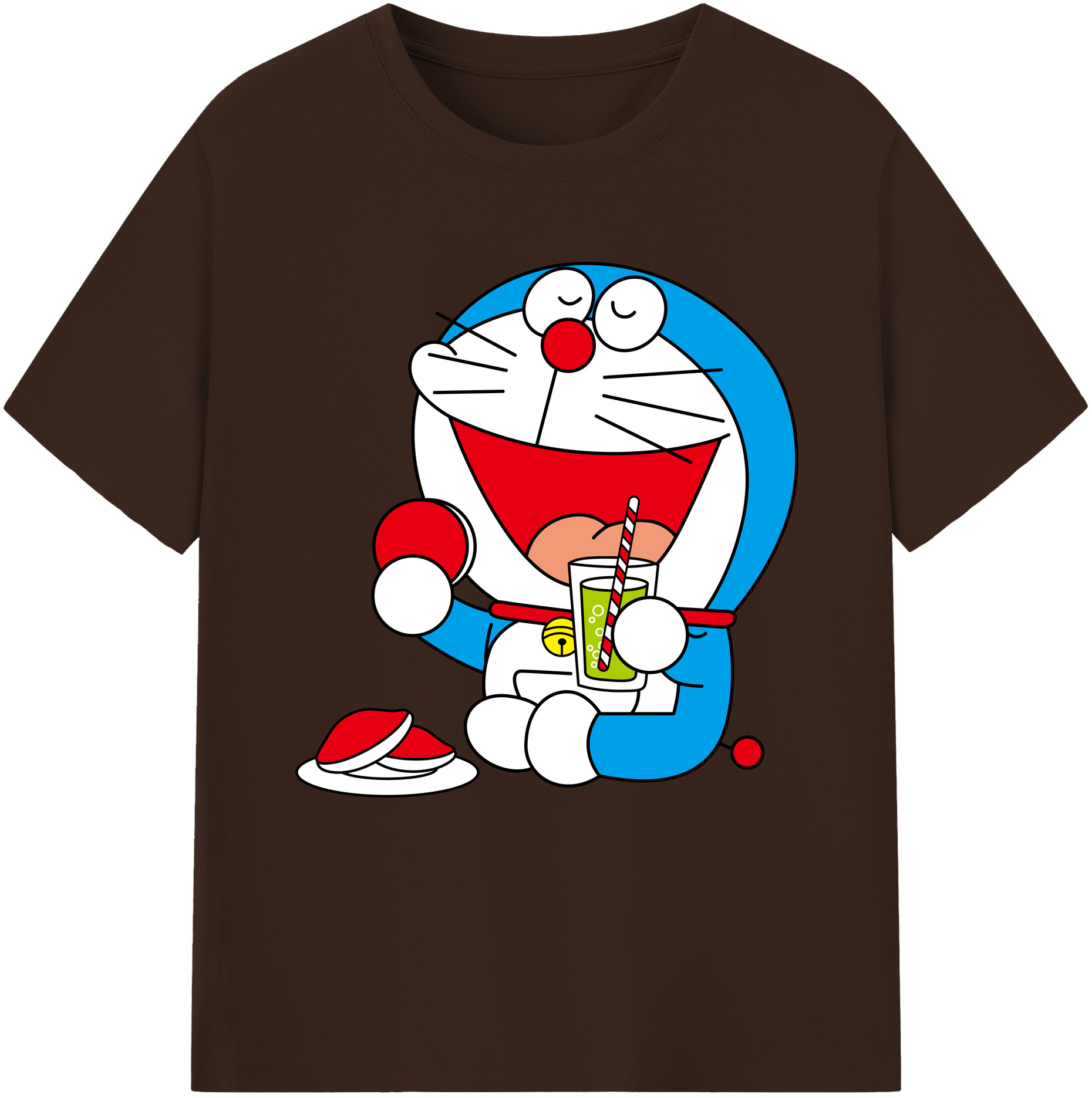 （画像用） ドラえもん Doraemon 綿100％半袖Tシャツ（フロントプリント）