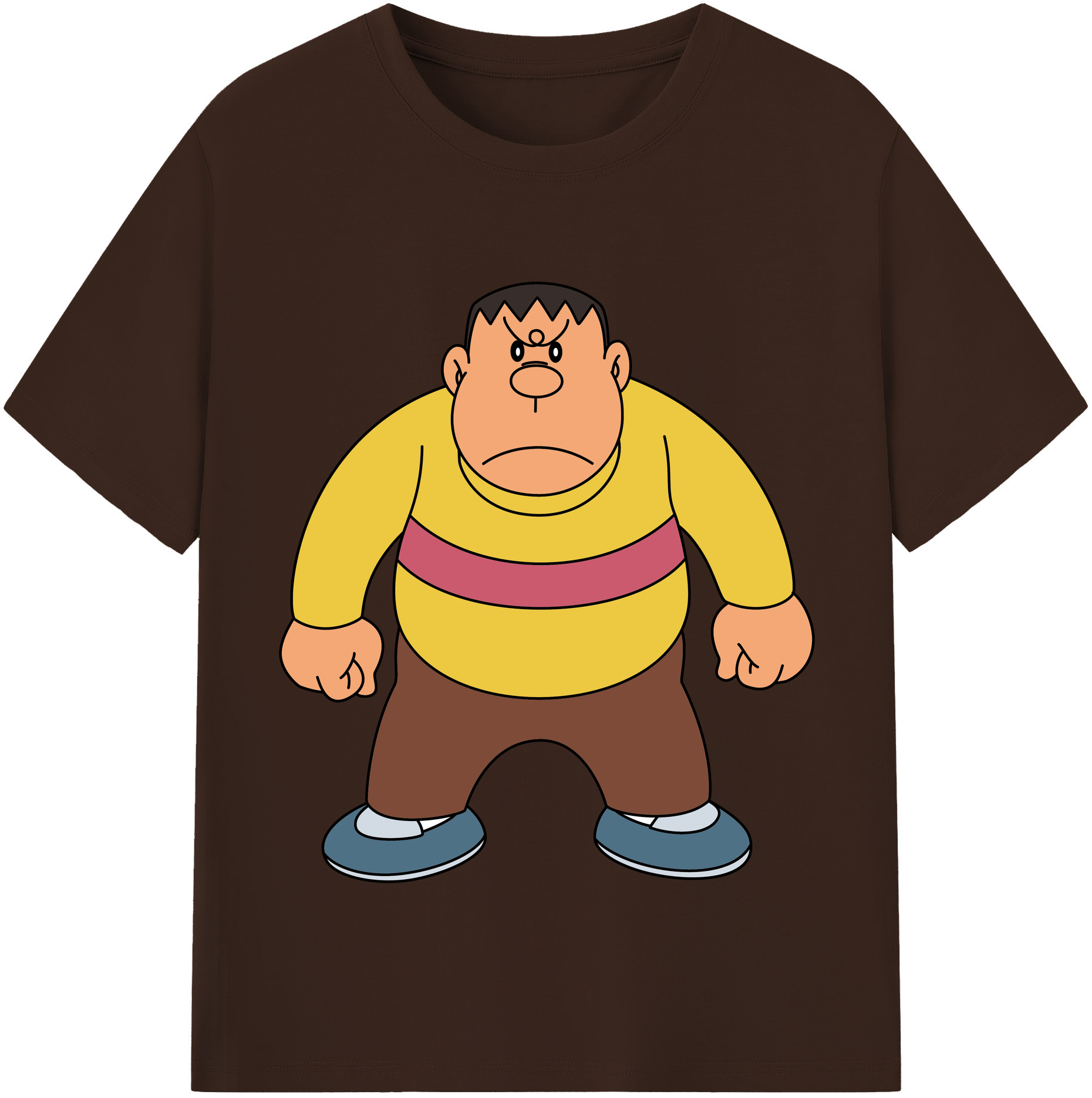 （画像用） ドラえもん 剛田武 Doraemon Gouta Takeshi 綿100％半袖Tシャツ（フロントプリント）