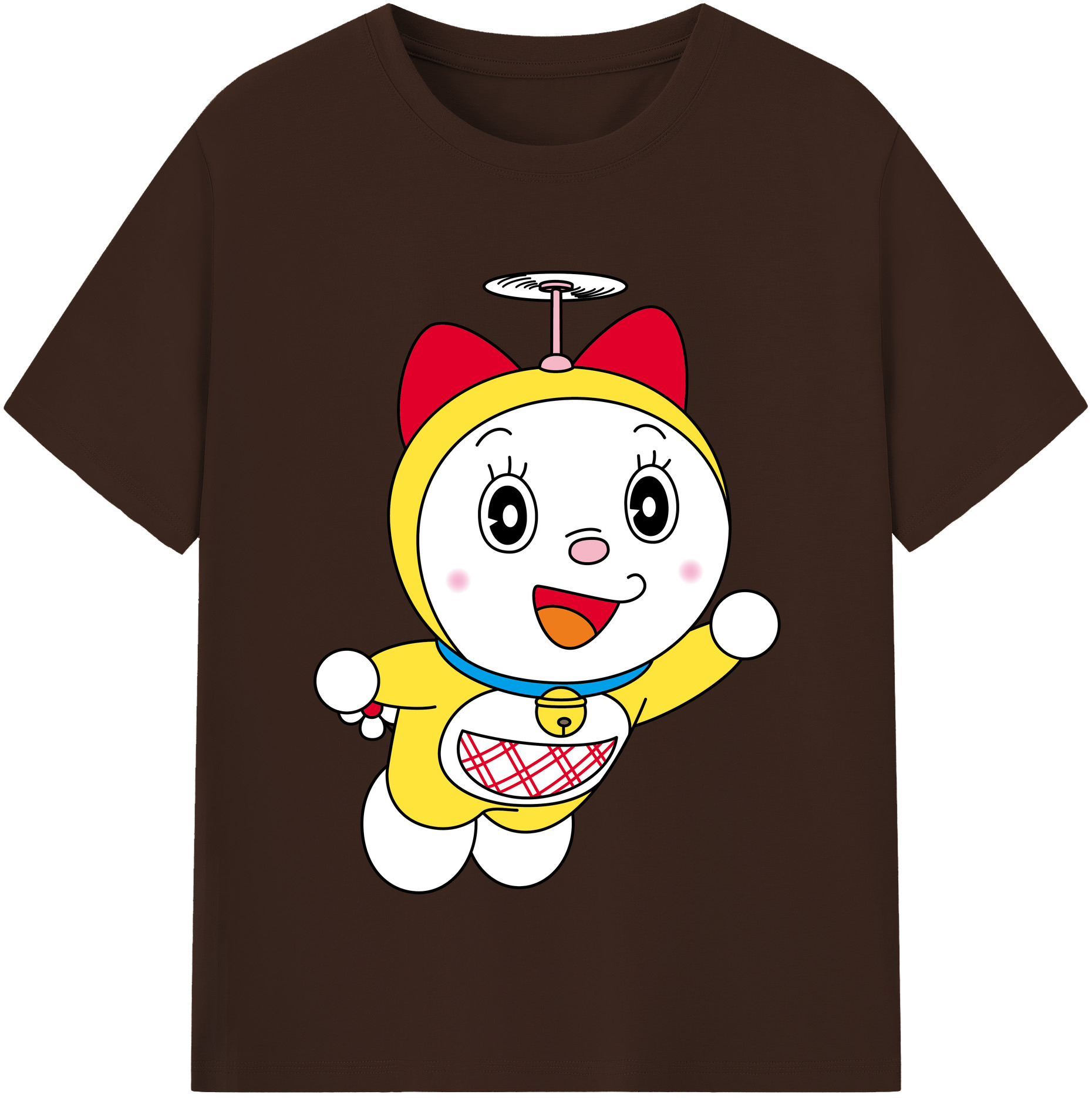 （画像用） ドラえもん ドラミ Doraemon Dorami 綿100％半袖Tシャツ（フロントプリント）