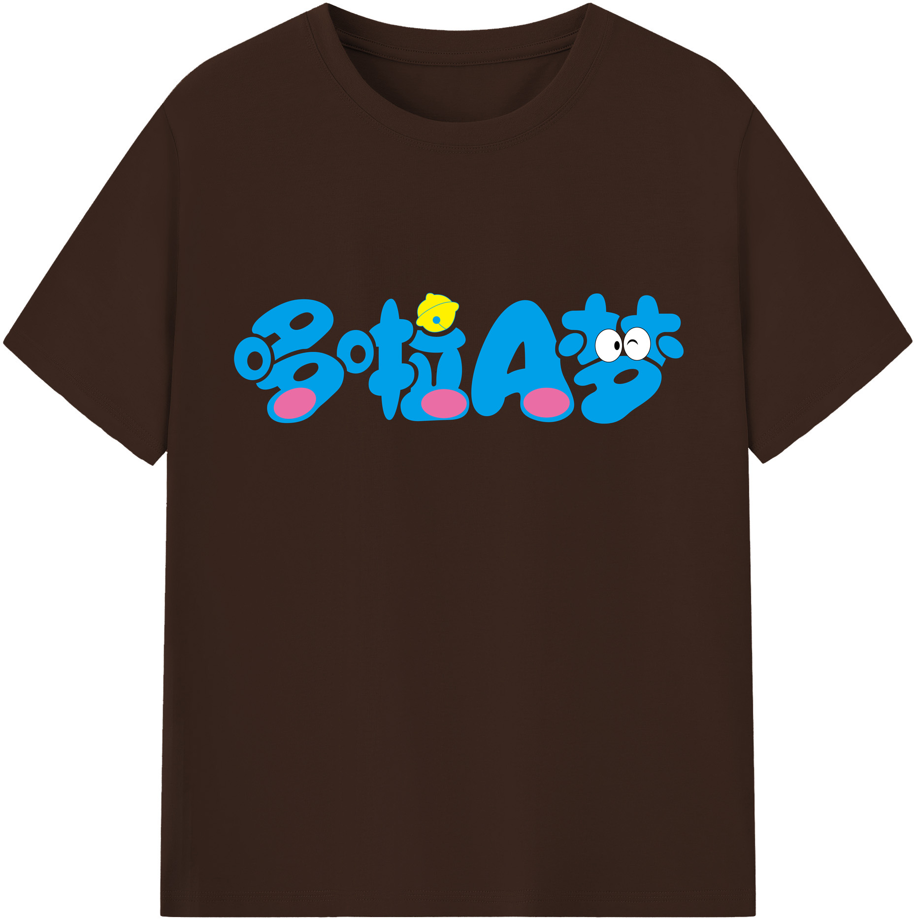 （画像用） ドラえもん Doraemon 綿100％半袖Tシャツ（フロントプリント）