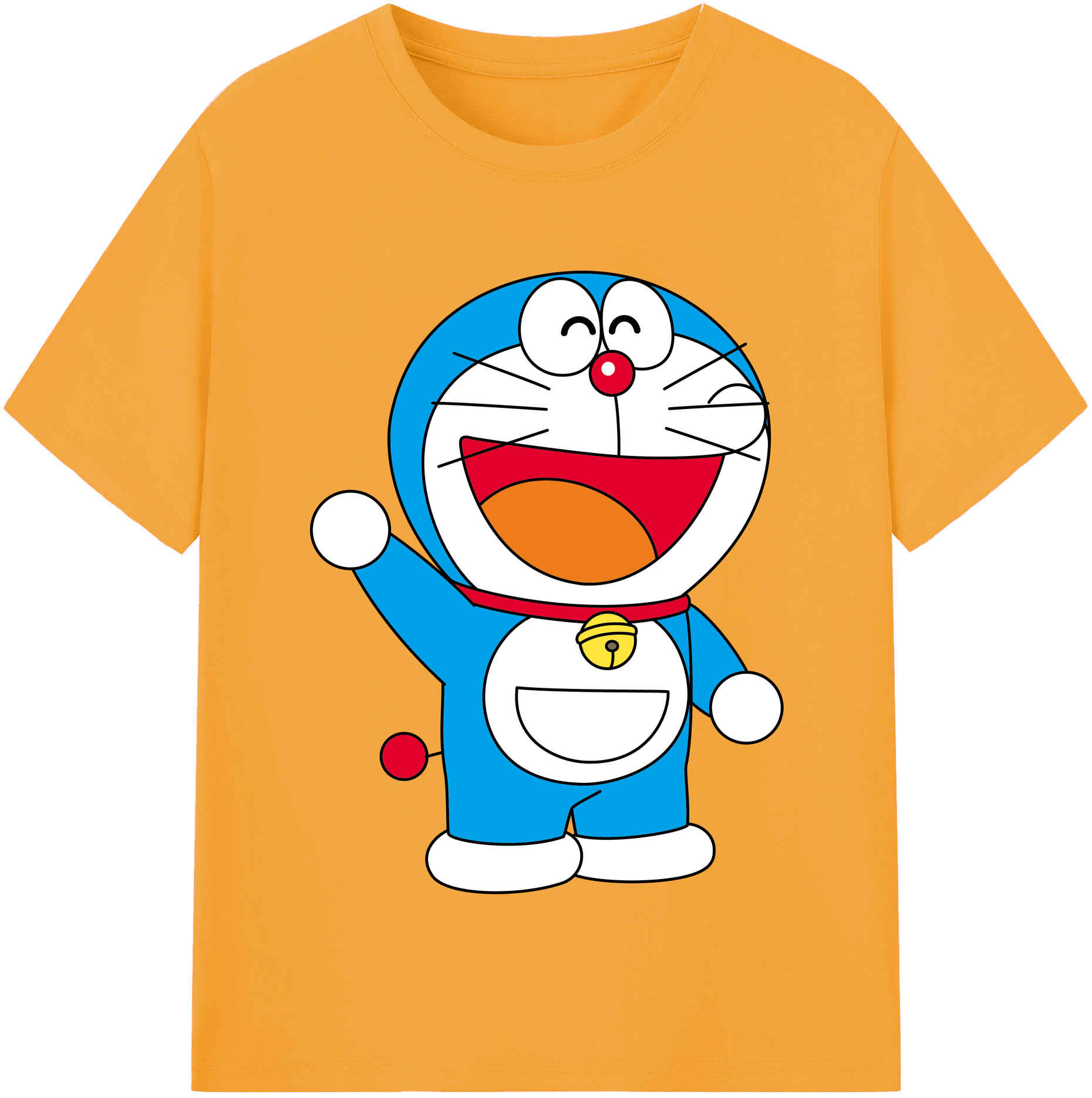 （画像用） ドラえもん Doraemon 綿100％半袖Tシャツ（フロントプリント）
