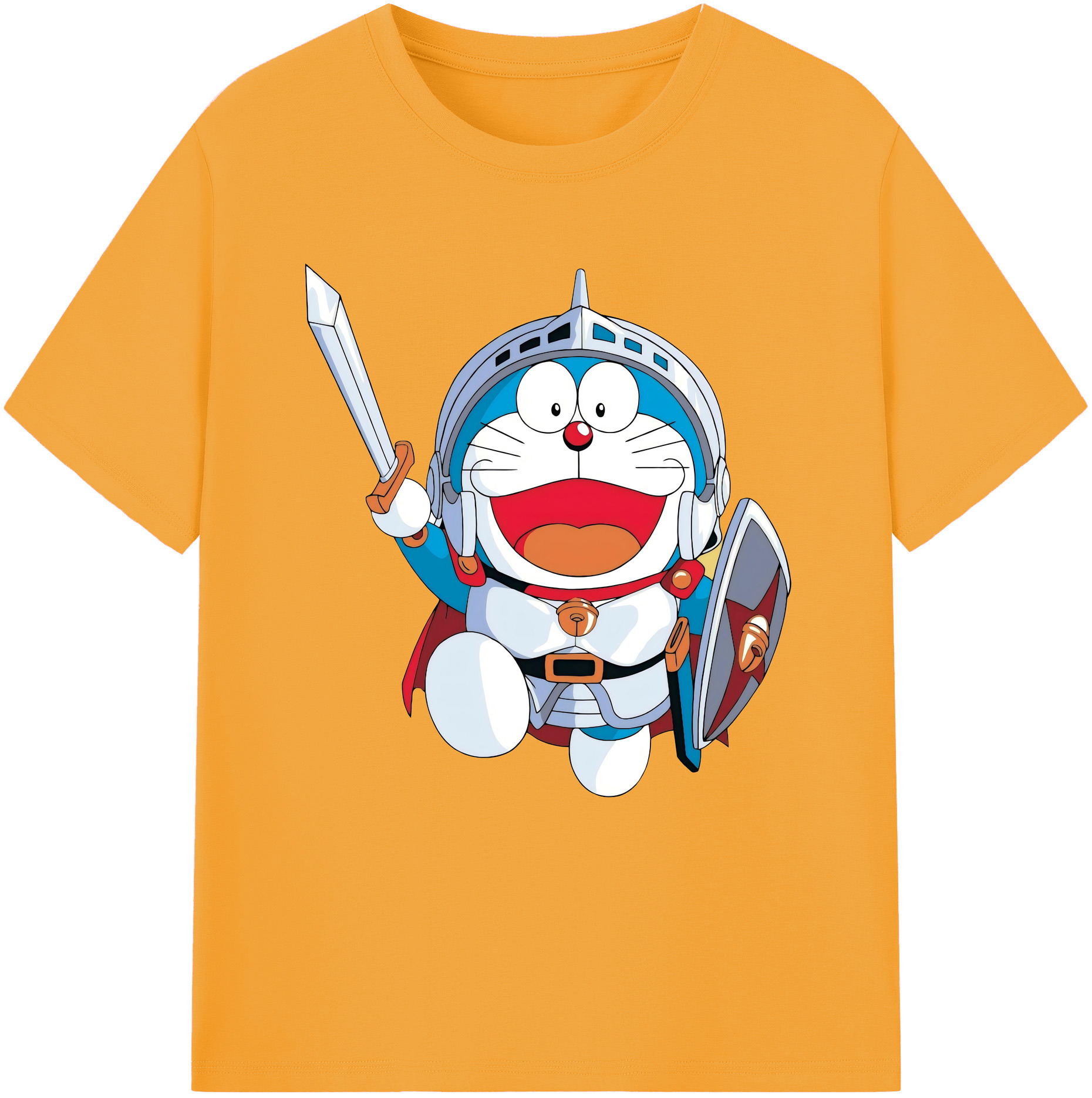 （画像用） ドラえもん Doraemon 綿100％半袖Tシャツ（フロントプリント）