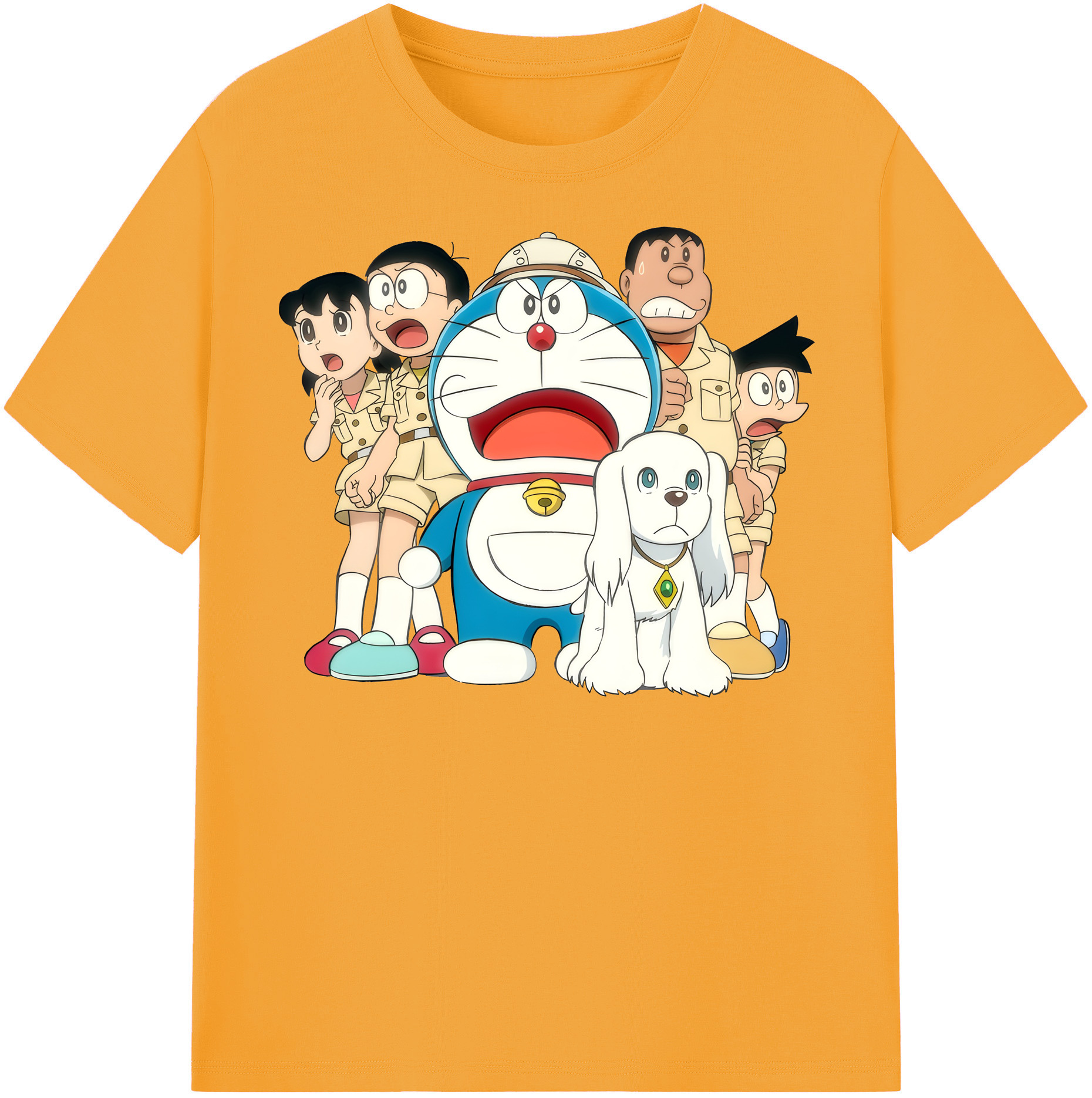 （画像用） ドラえもん Doraemon 綿100％半袖Tシャツ（フロントプリント）