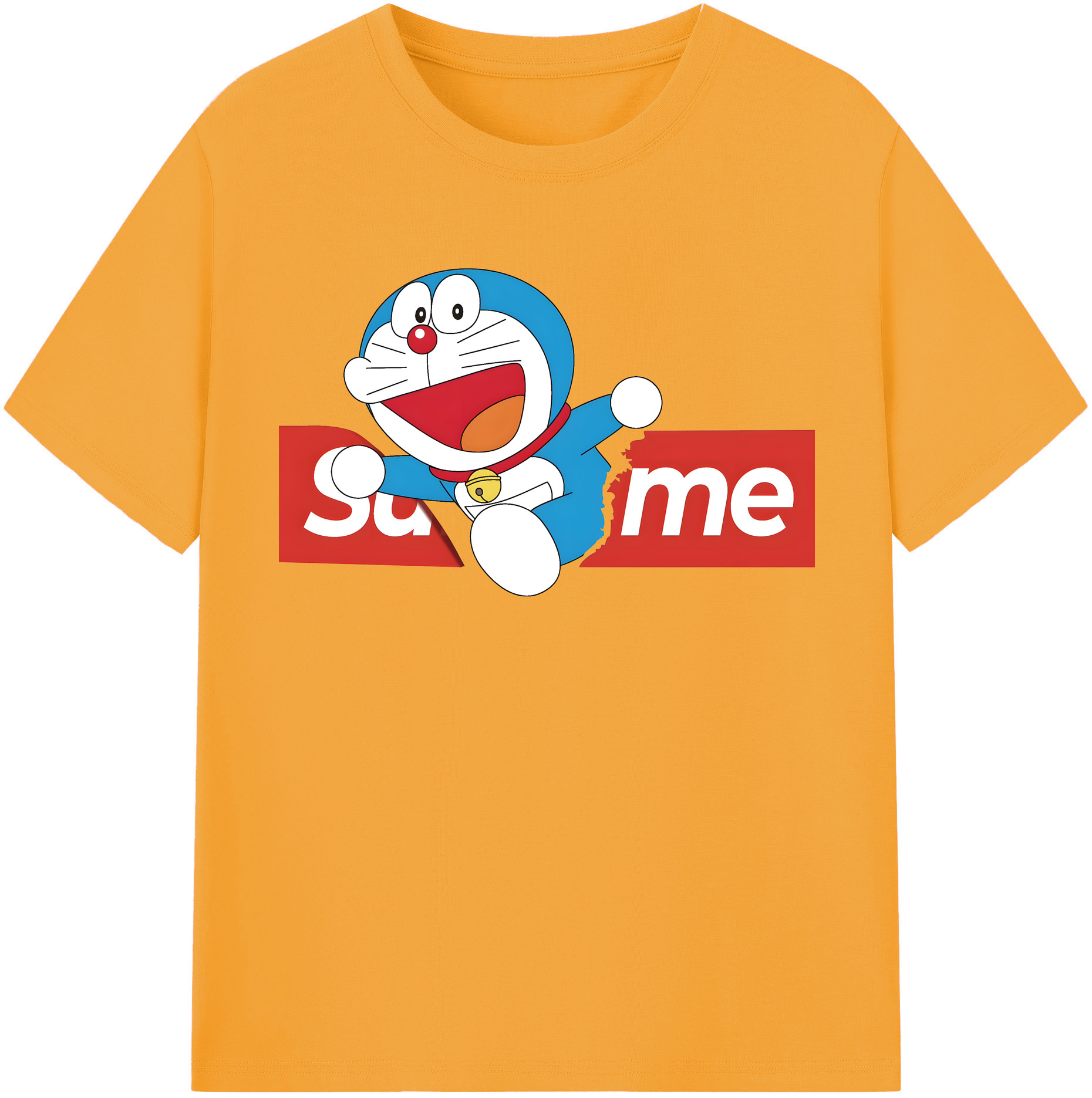 （画像用） ドラえもん Doraemon 綿100％半袖Tシャツ（フロントプリント）