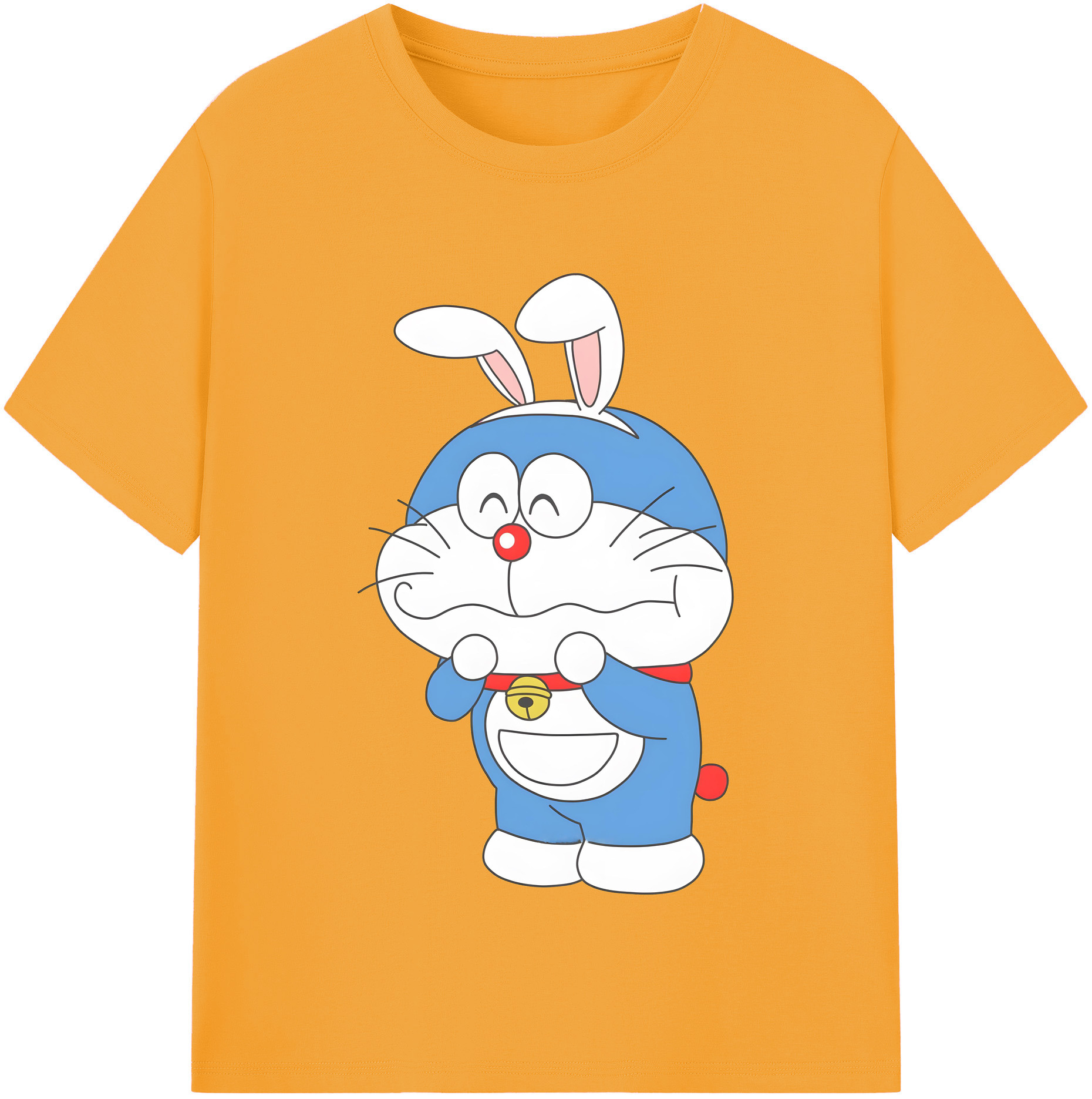 （画像用） ドラえもん Doraemon 綿100％半袖Tシャツ（フロントプリント）