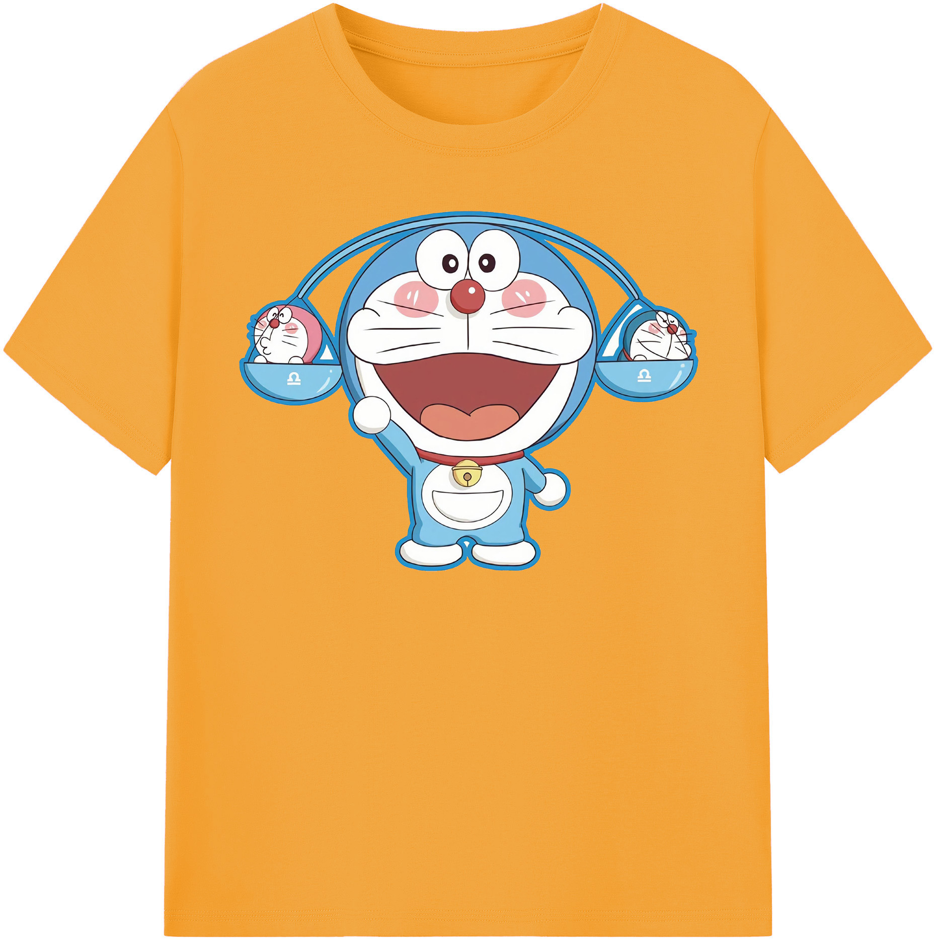 （画像用） ドラえもん Doraemon 綿100％半袖Tシャツ（フロントプリント）