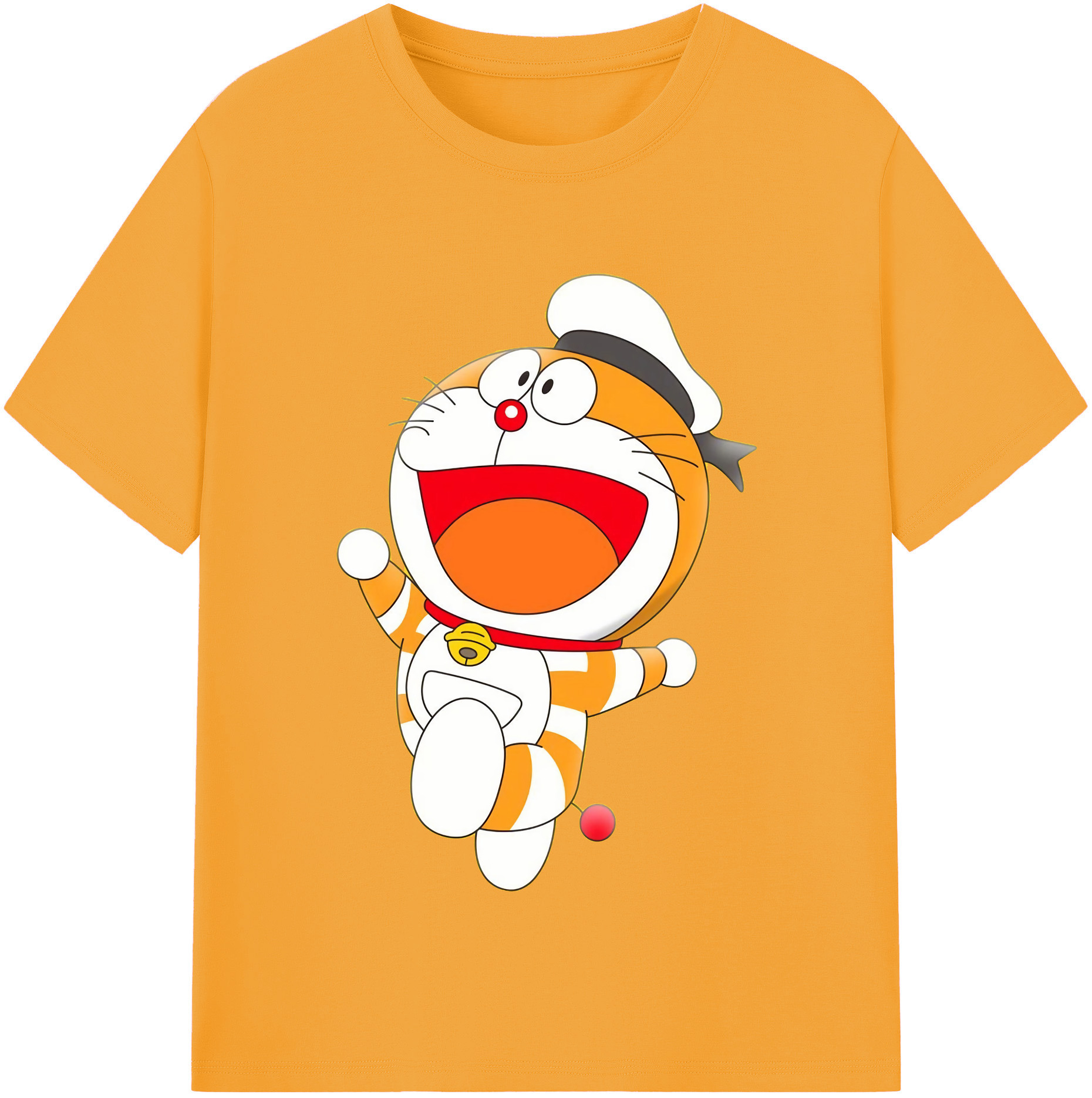 （画像用） ドラえもん Doraemon 綿100％半袖Tシャツ（フロントプリント）