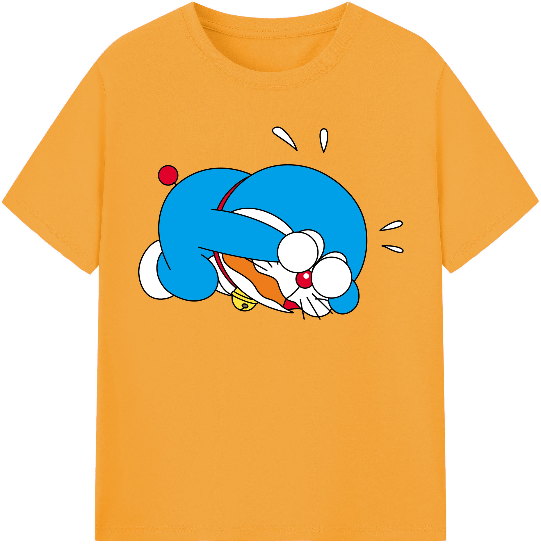 （画像用） ドラえもん Doraemon 綿100％半袖Tシャツ（フロントプリント）