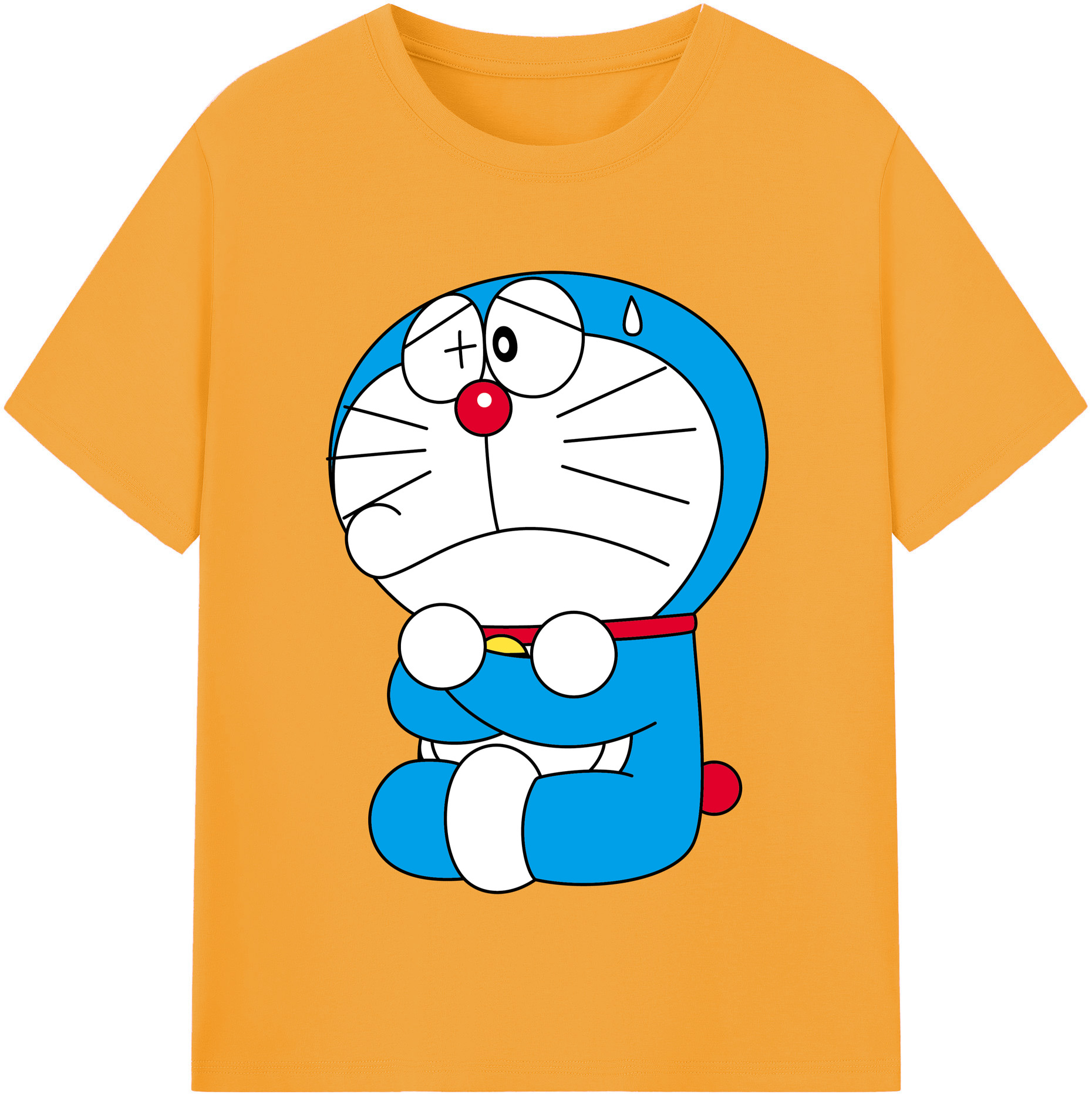 （画像用） ドラえもん Doraemon 綿100％半袖Tシャツ（フロントプリント）