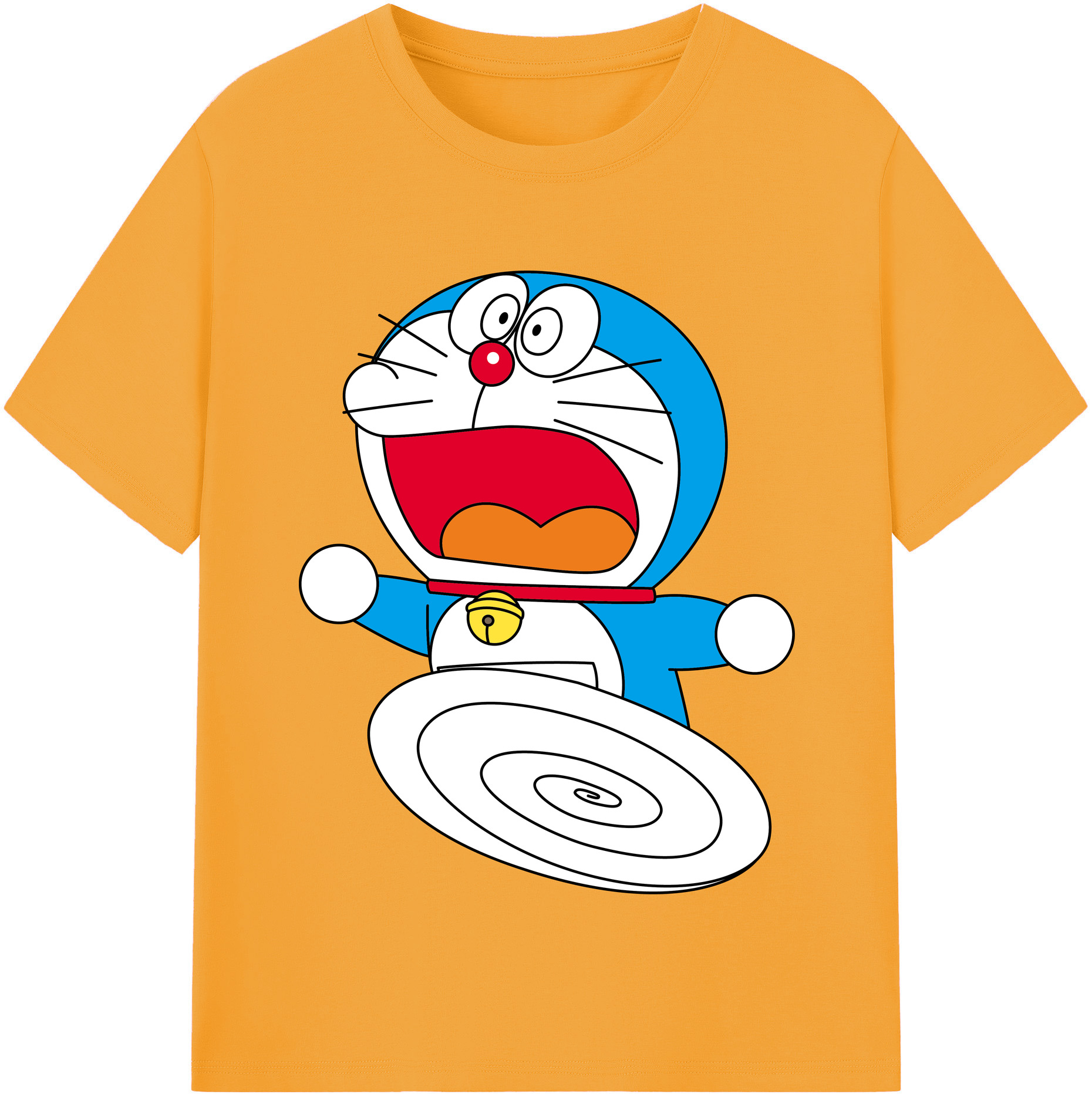 （画像用） ドラえもん Doraemon 綿100％半袖Tシャツ（フロントプリント）