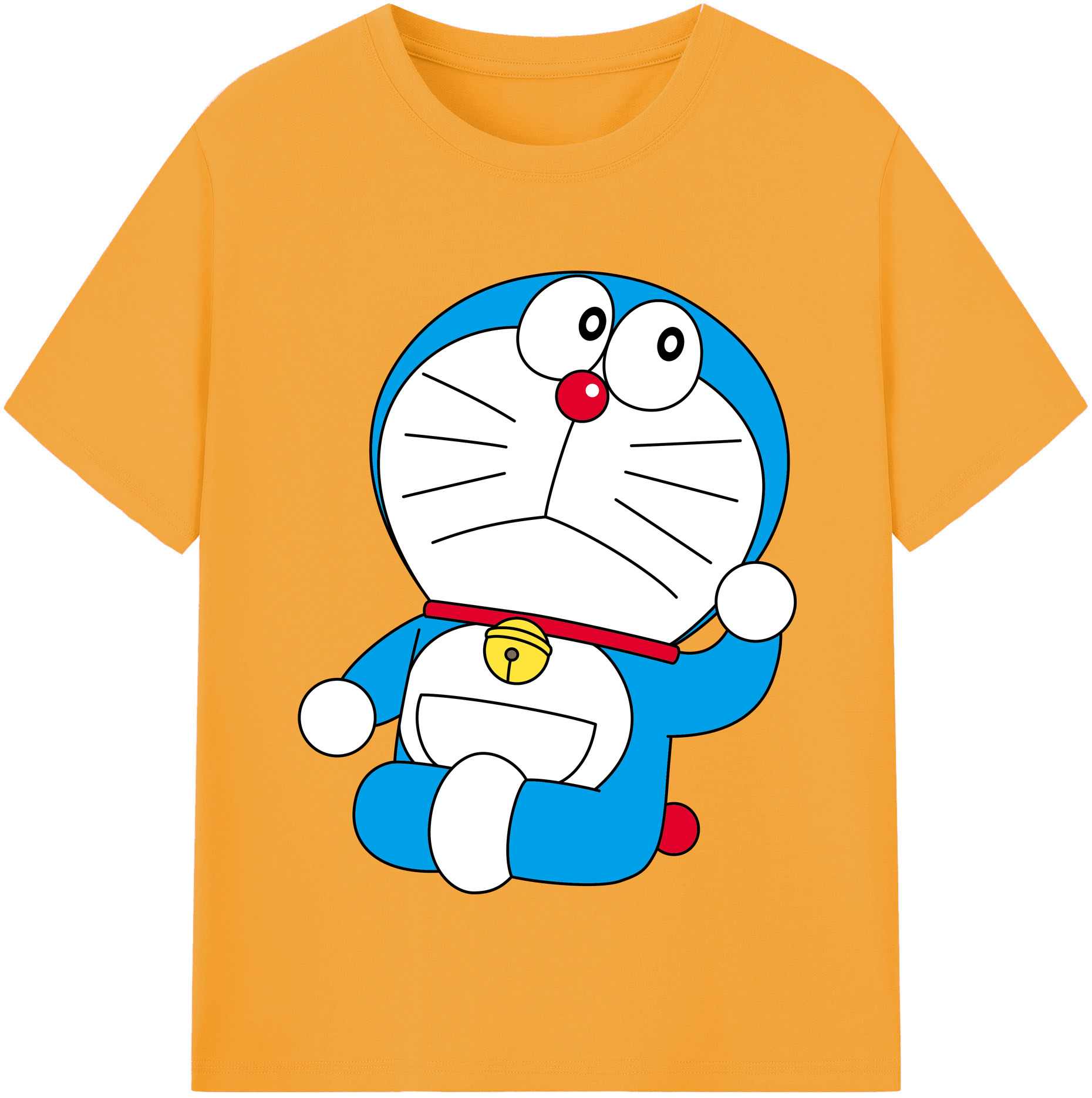 （画像用） ドラえもん Doraemon 綿100％半袖Tシャツ（フロントプリント）