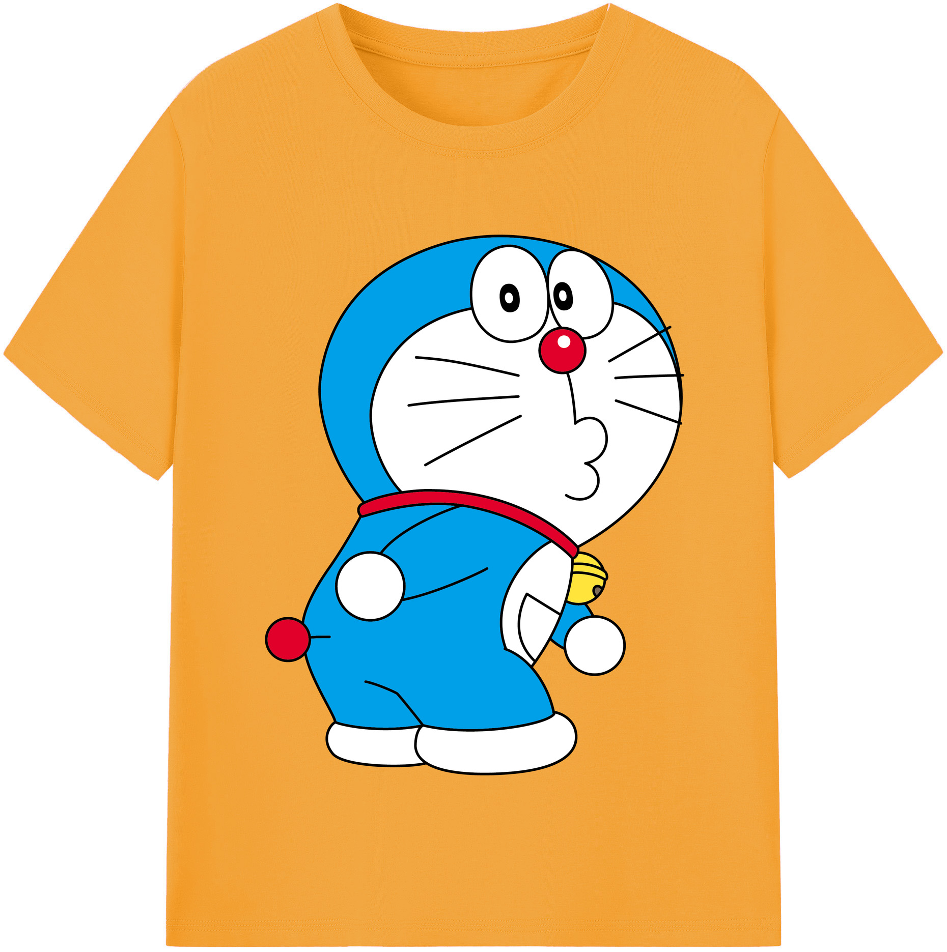 （画像用） ドラえもん Doraemon 綿100％半袖Tシャツ（フロントプリント）
