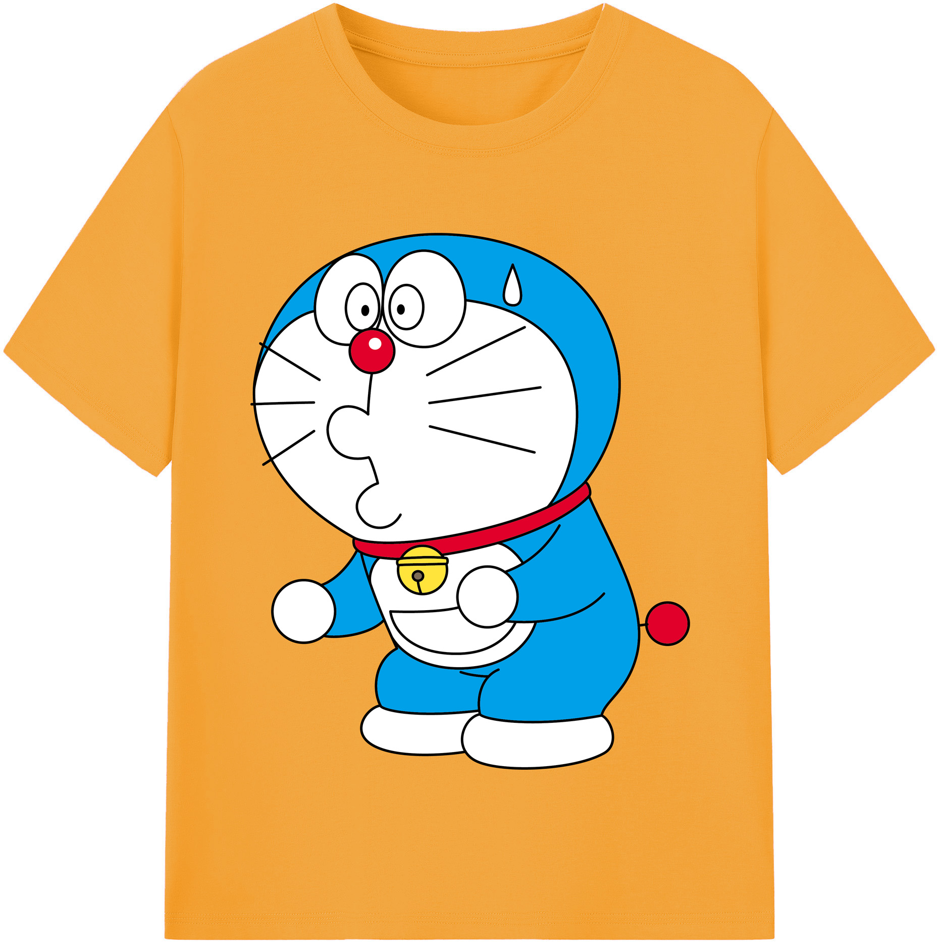 （画像用） ドラえもん Doraemon 綿100％半袖Tシャツ（フロントプリント）