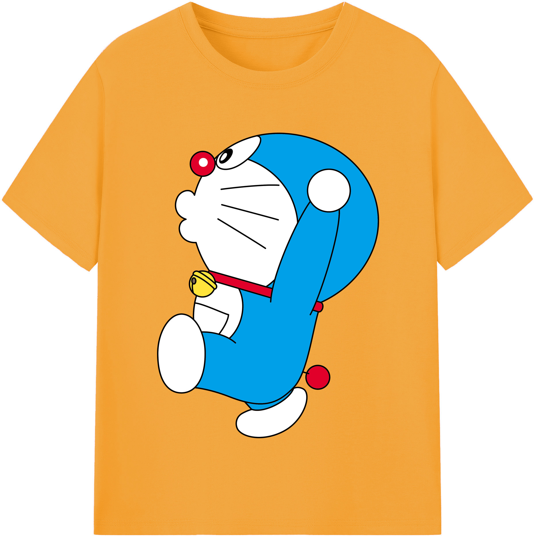 （画像用） ドラえもん Doraemon 綿100％半袖Tシャツ（フロントプリント）