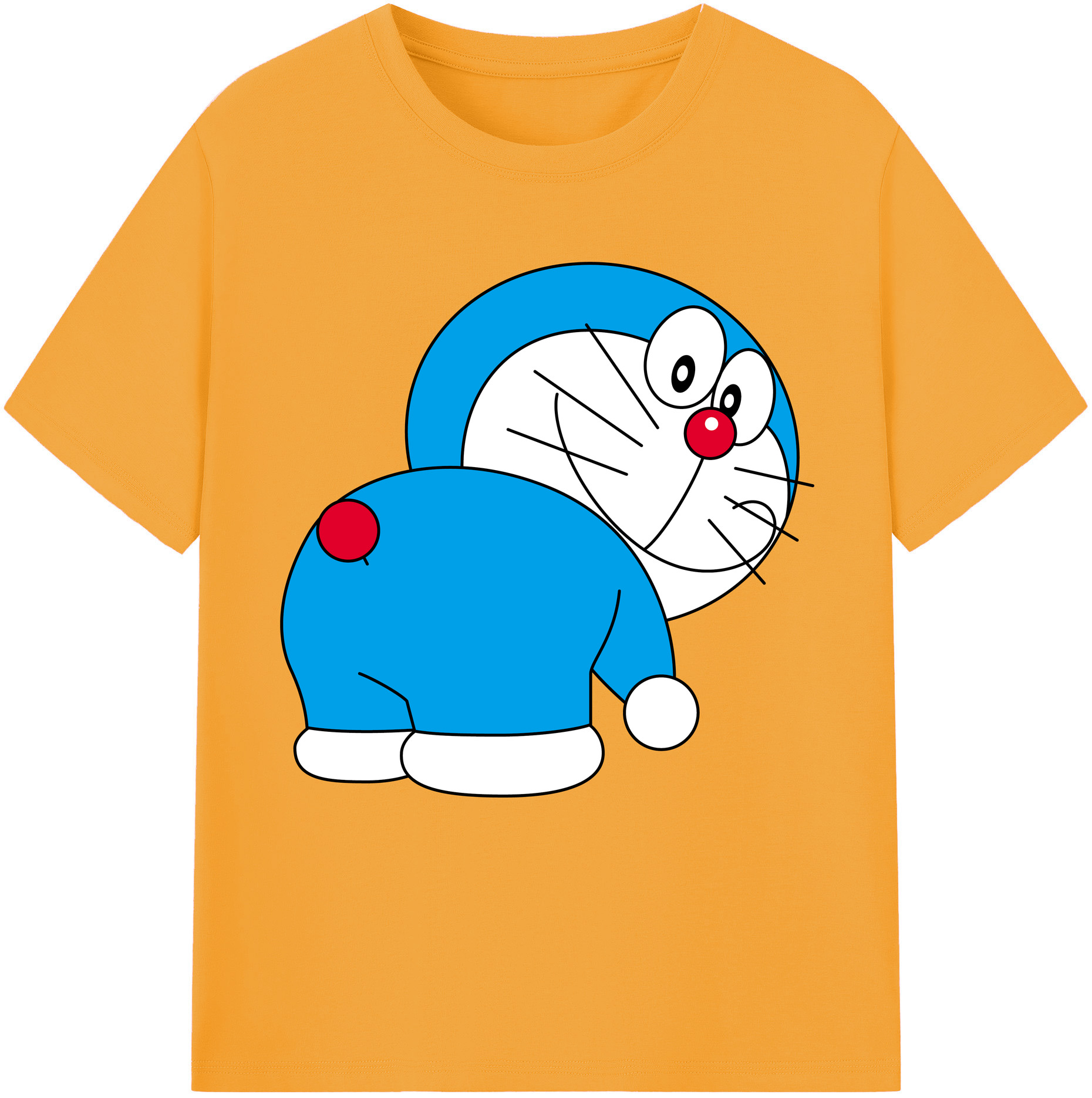（画像用） ドラえもん Doraemon 綿100％半袖Tシャツ（フロントプリント）