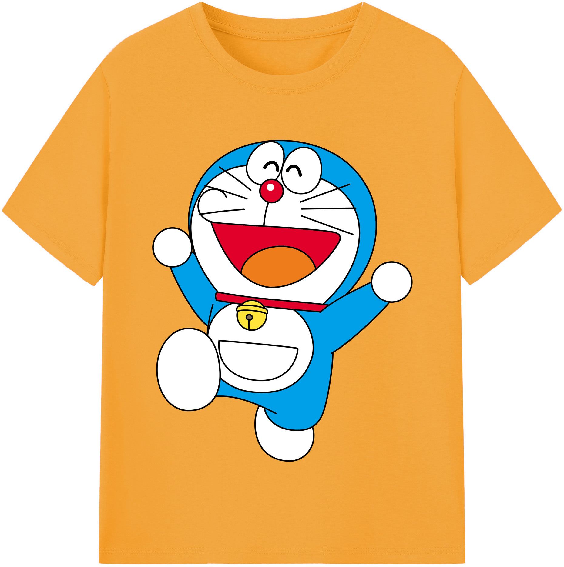 （画像用） ドラえもん Doraemon 綿100％半袖Tシャツ（フロントプリント）